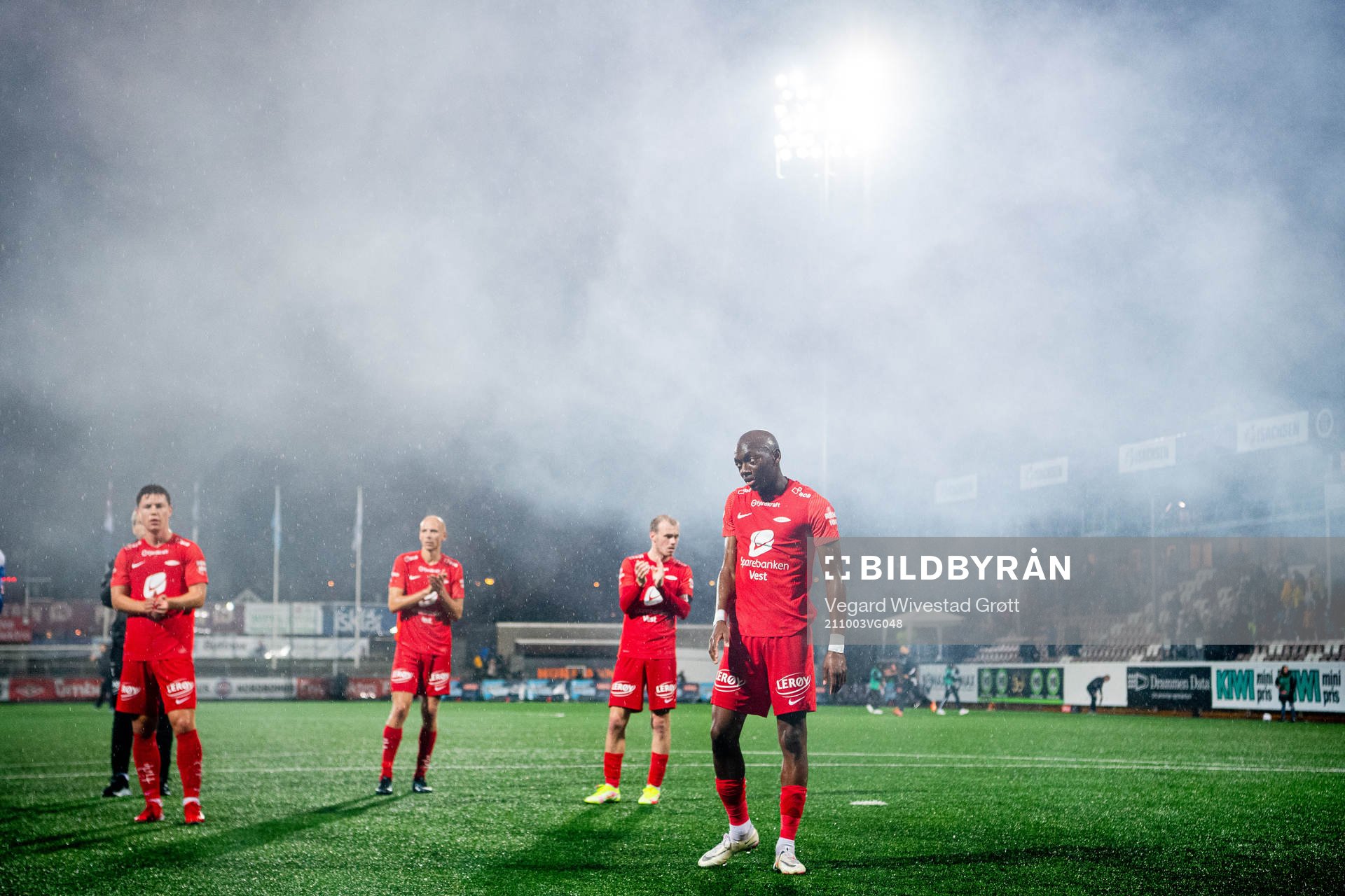 Moonga Simba of Brann looks dejected