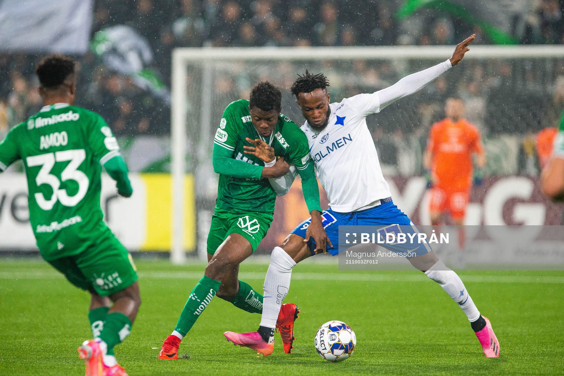 Hammarbys Aziz Mohammed Ouattara och IFK Norrköpings