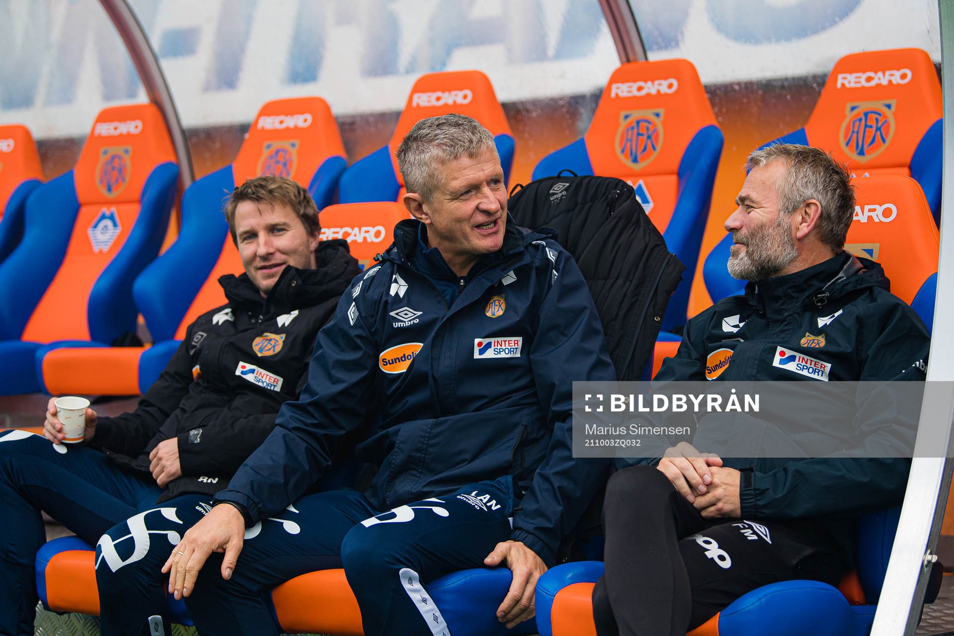 oger Naustan, assistant coach of Aalesund, Lars Arne