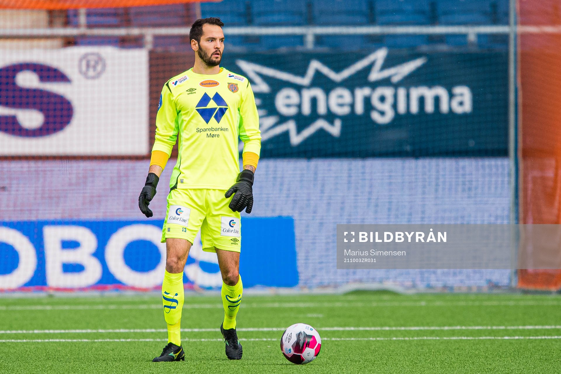 Goalkeeper Michael Lansing of Aalesund