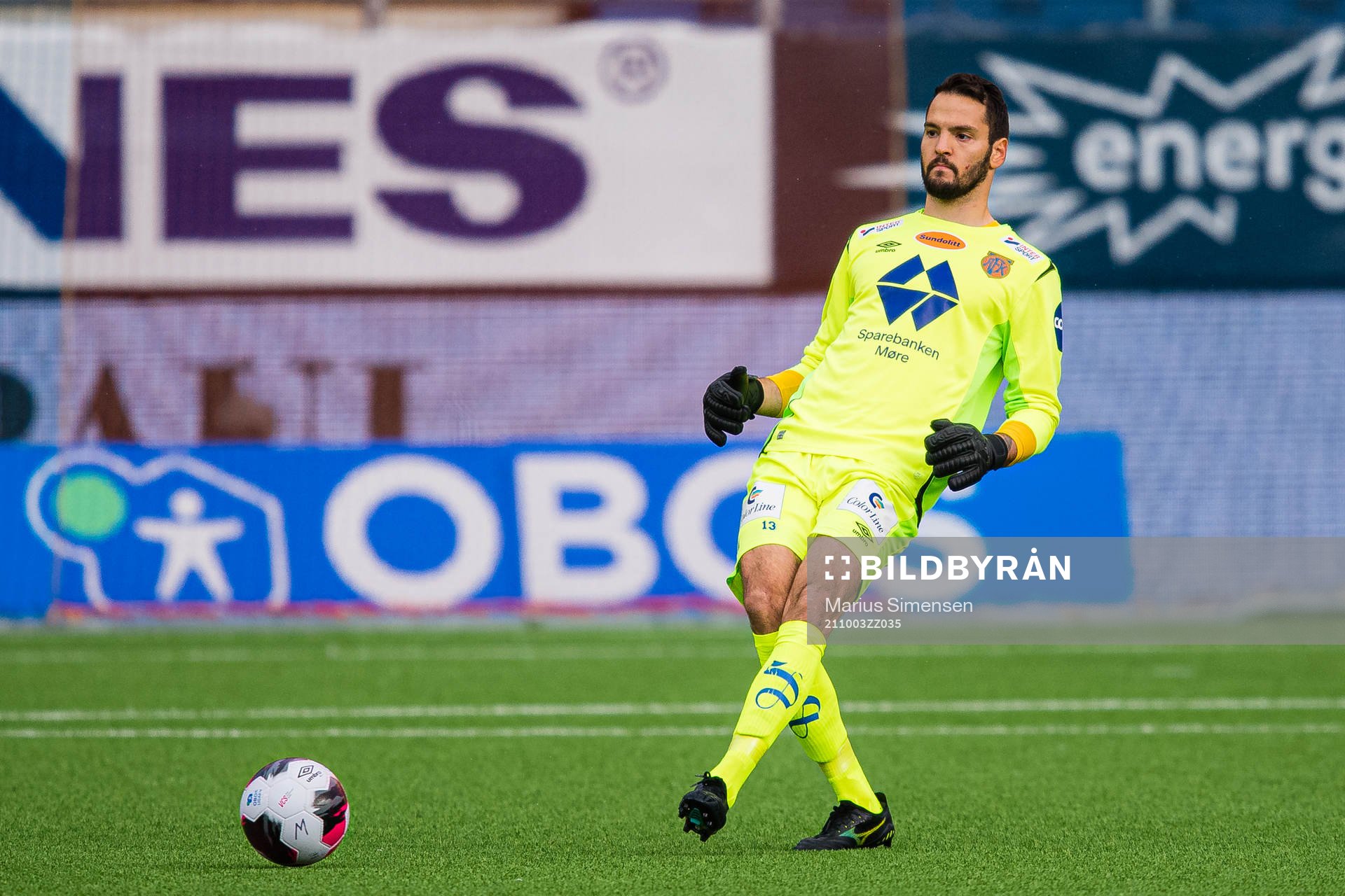 Goalkeeper Michael Lansing of Aalesund