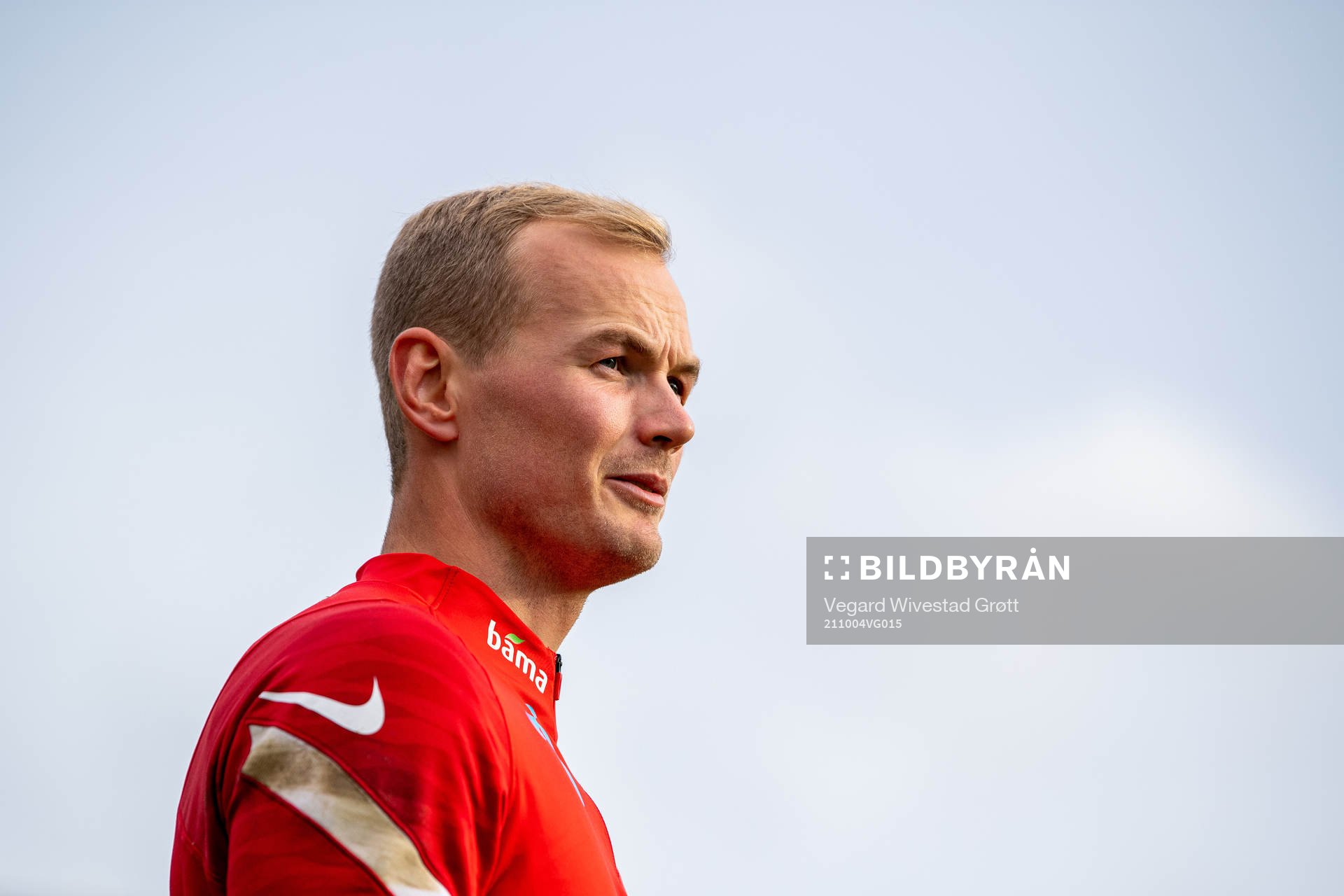 Goalkeeper Viljar Myhra of the Norwegian national football