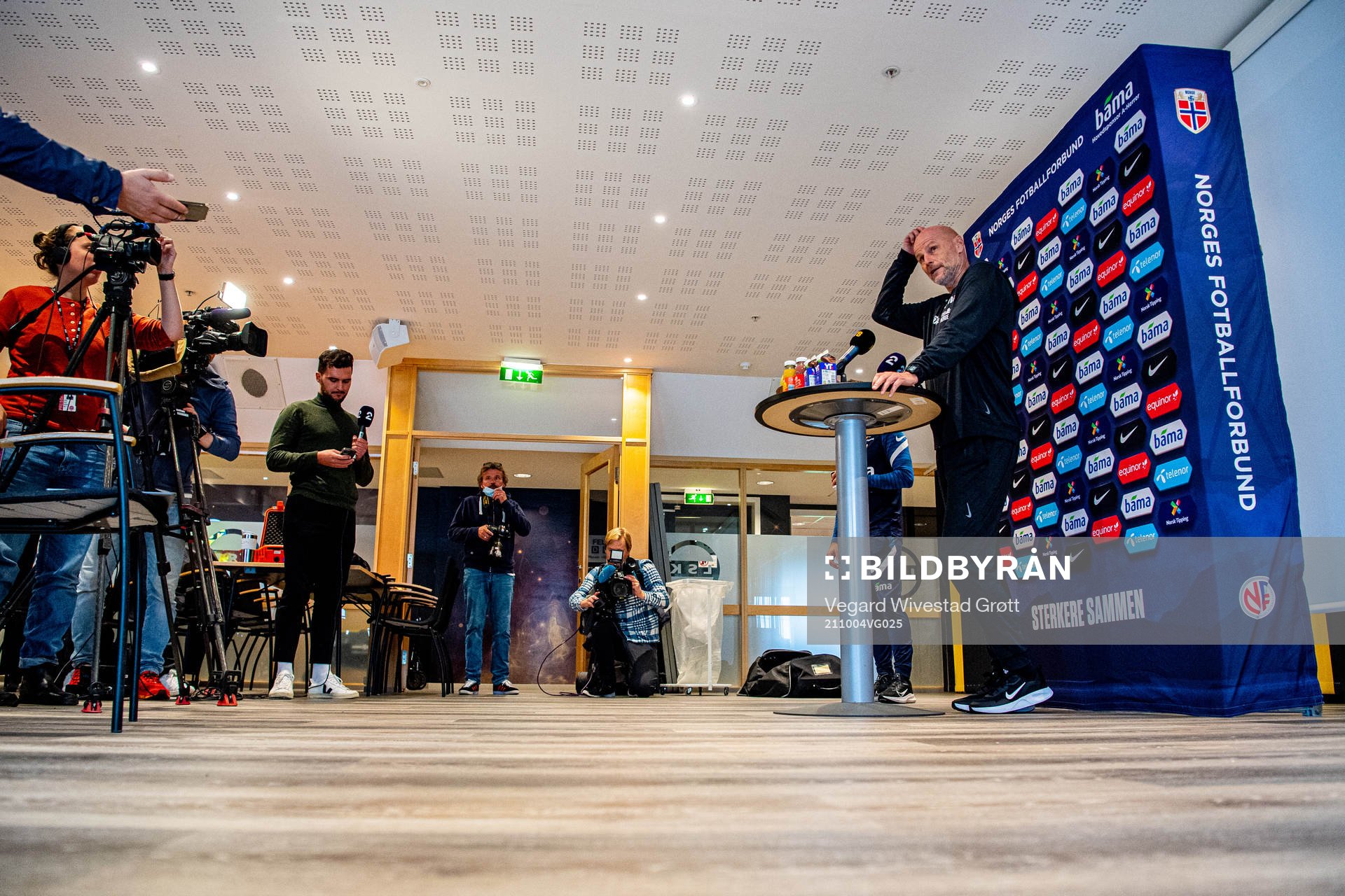 Ståle Solbakken, head coach of the Norwegian national