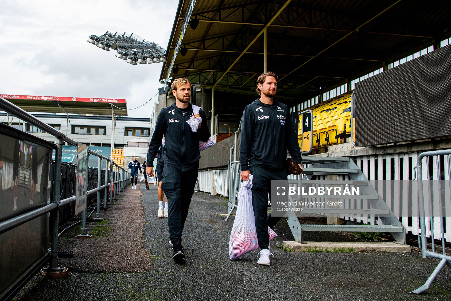 Iver Fossum and Stefan Strandberg of the Norwegian national