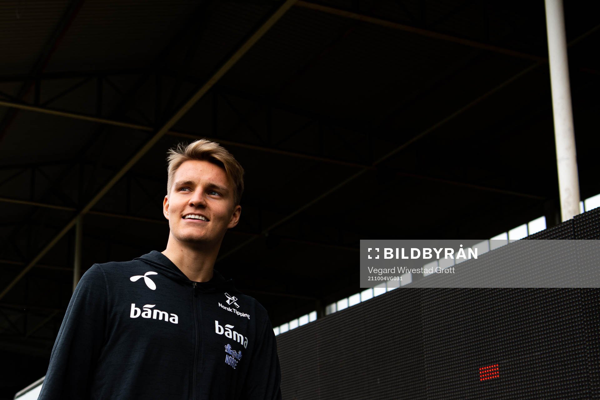Martin Ødegaard of the Norwegian national football team