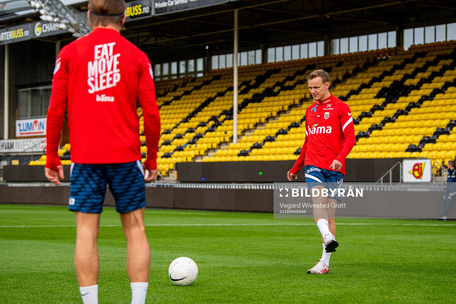 Marius Lode of the Norwegian national football team