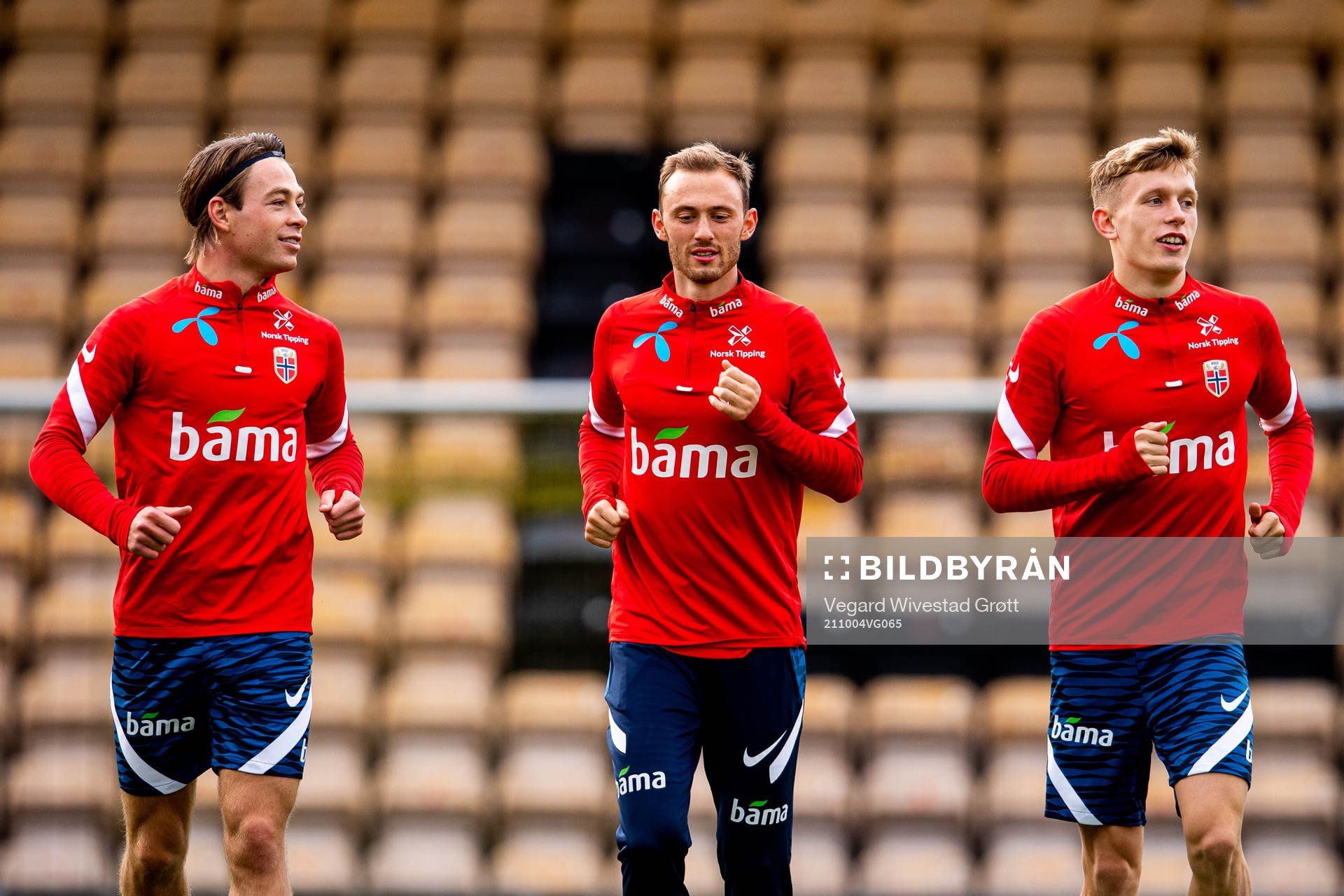 Patrick Berg, Fredrik Aursnes and Marcus Holmgren Pedersen