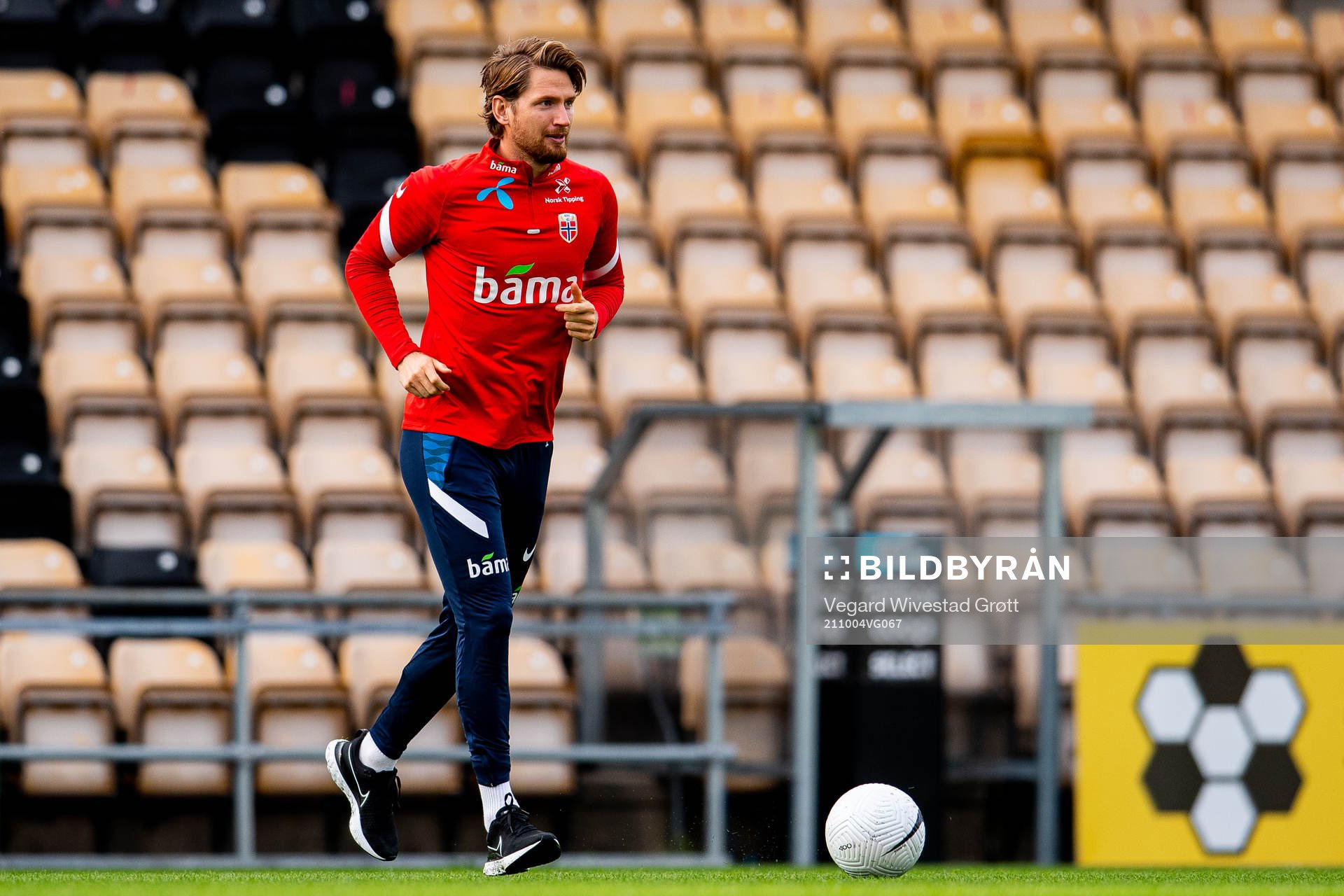 Stefan Strandberg of the Norwegian national football team