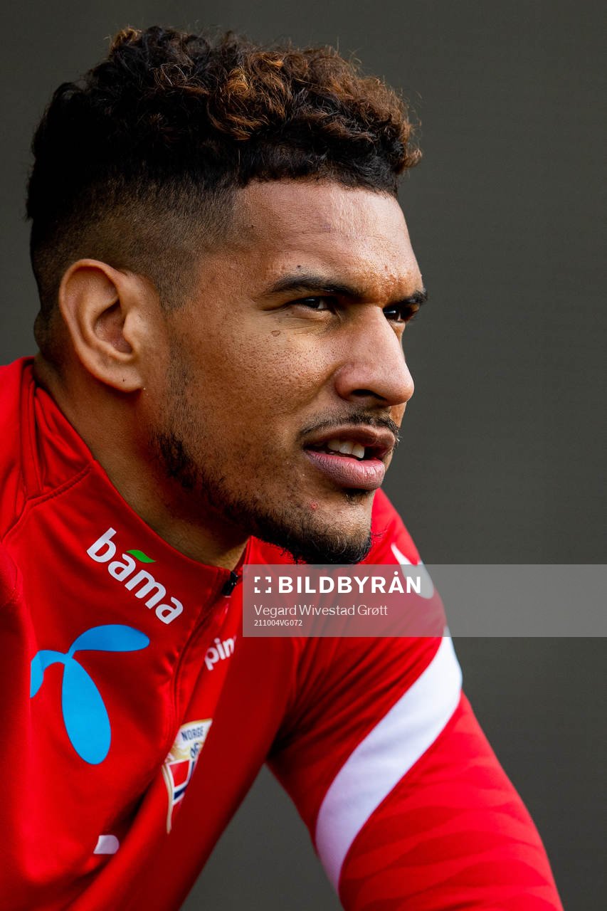 Ohi Omoijuanfo of the Norwegian national football team