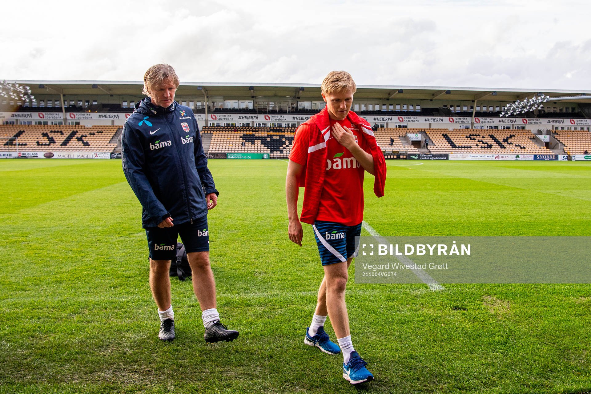 Kent Bergersen, assistant coach, and Mats Møller Dæhli of