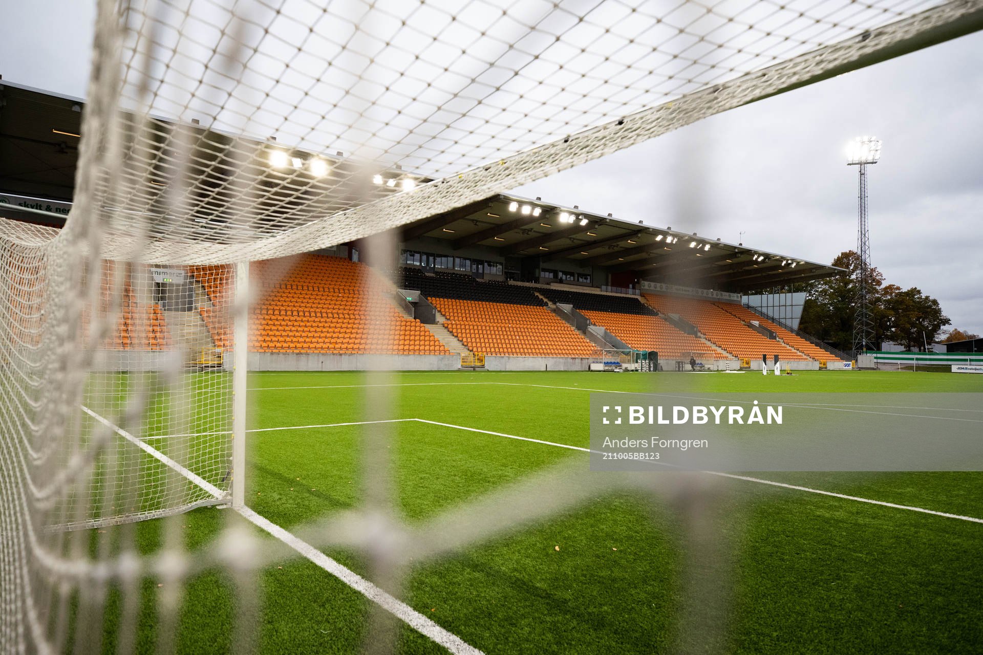Iver Arena innan fotbollsmatchen i Superettan mellan