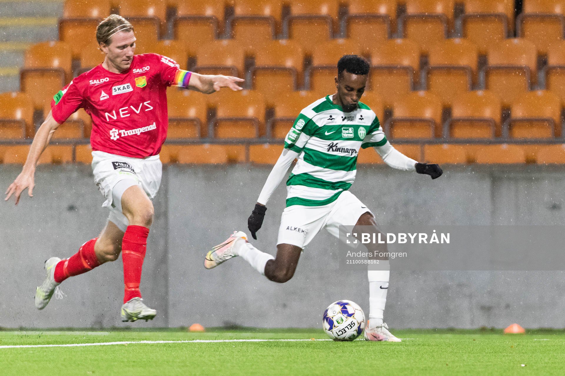 GAIS August Wängberg och Västerås Taha Abdi Ali