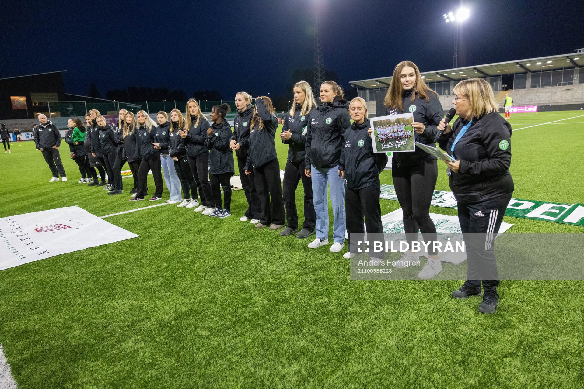 Västerås damlag som vann division 3