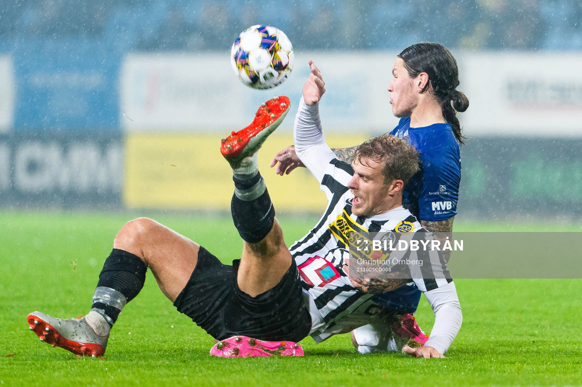 Landskronas Linus Olsson och Trelleborgs Isak Jönsson
