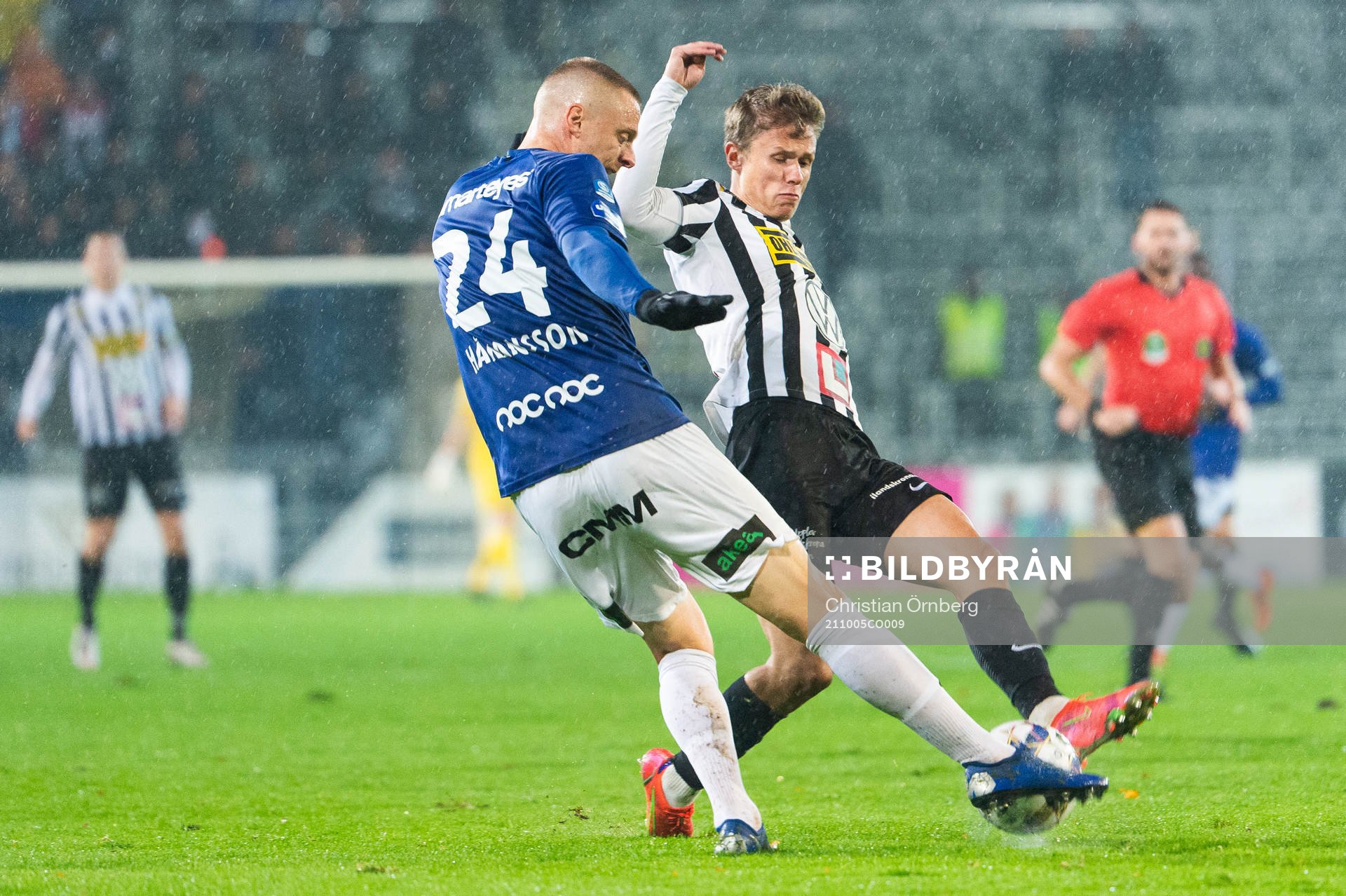 Trelleborgs Mattias Håkansson och Landskronas Oscar