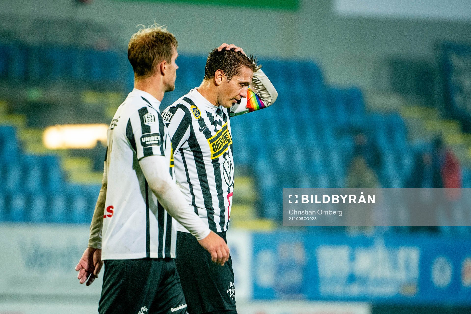 Landskronas Linus Olsson och Philip Andersson deppar