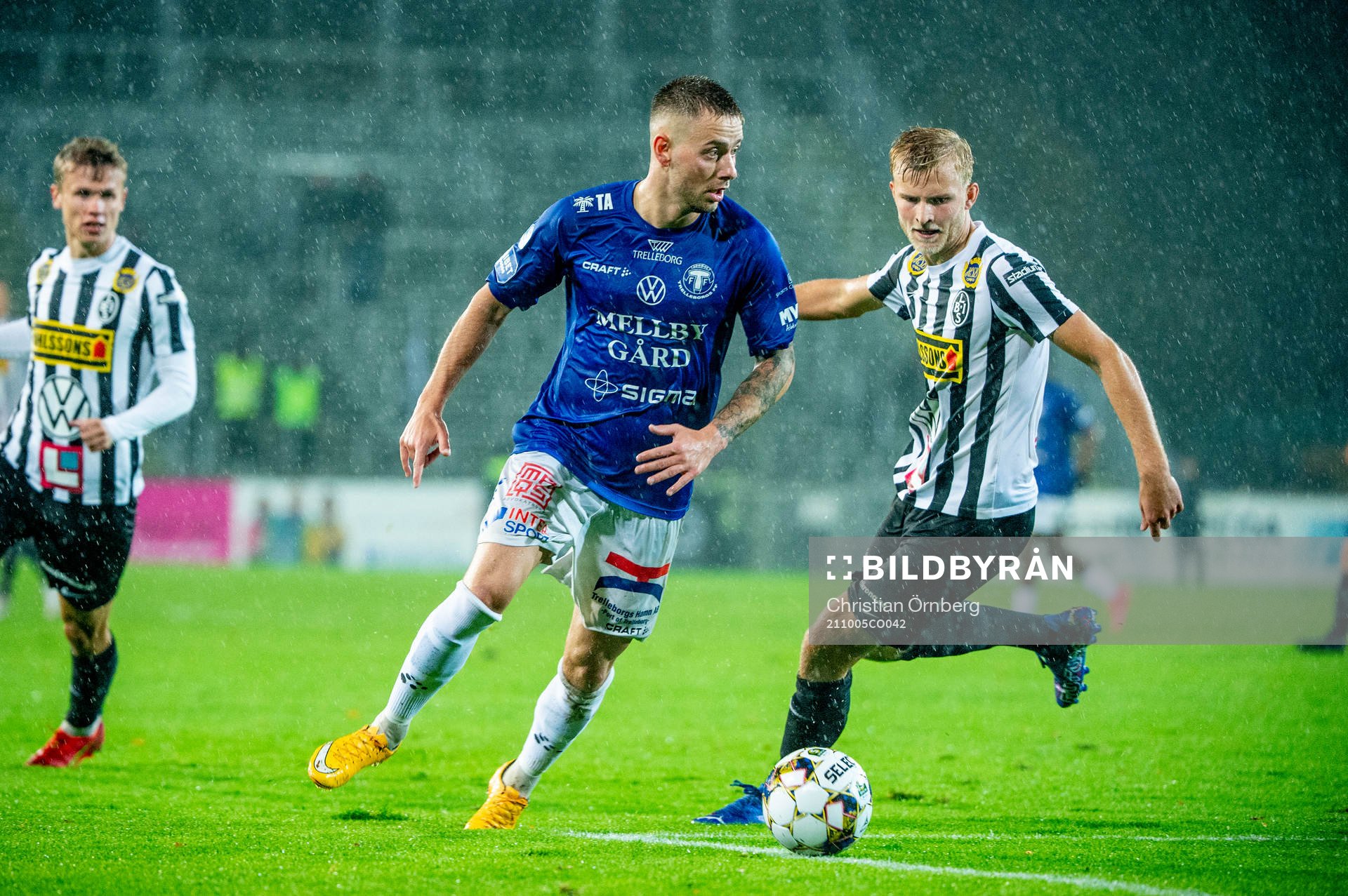 Trelleborgs Petar Petrovic mot Landskronas Johan Rapp