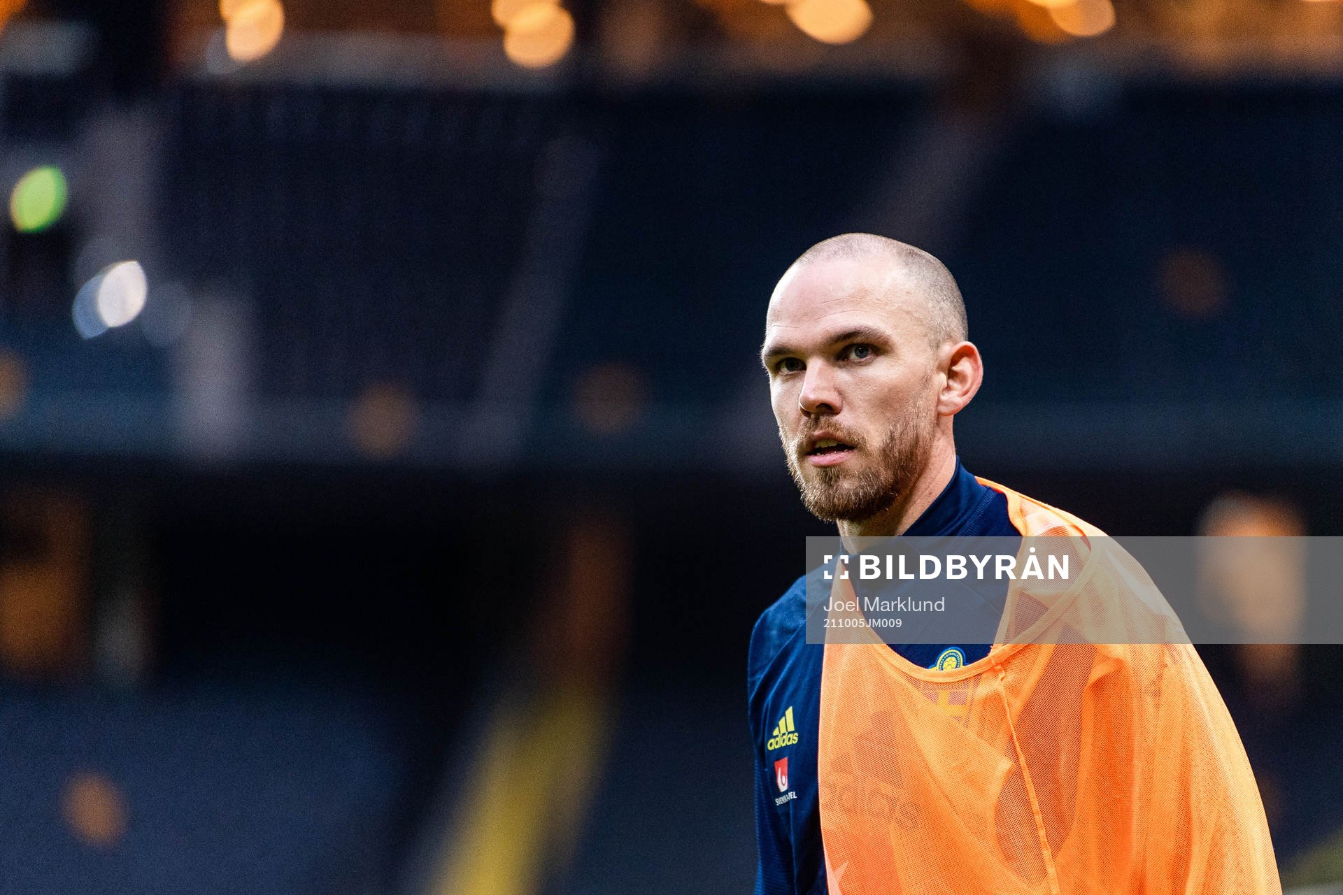 Marcus Danielson of the Swedish national football team