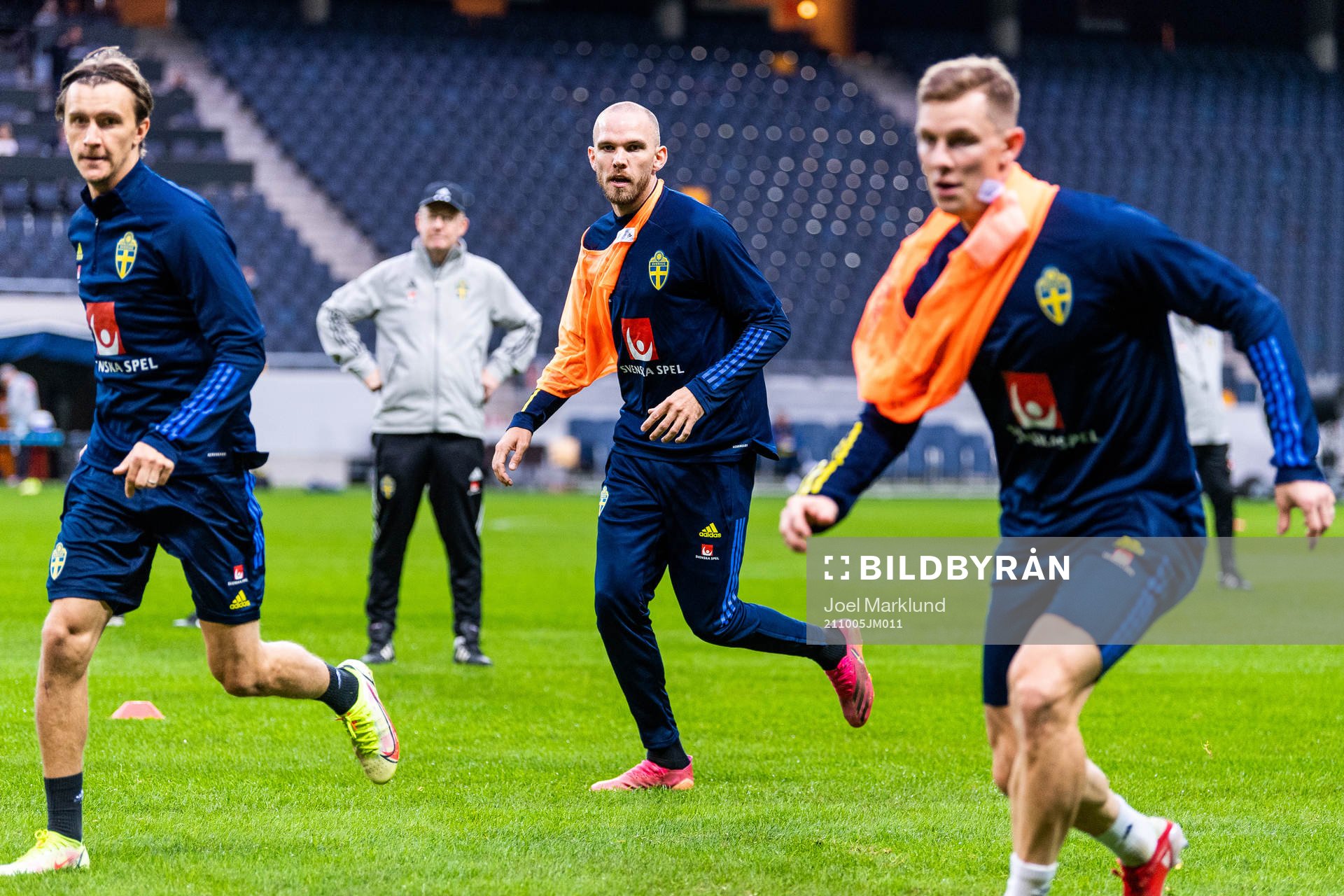 Marcus Danielson of the Swedish national football team