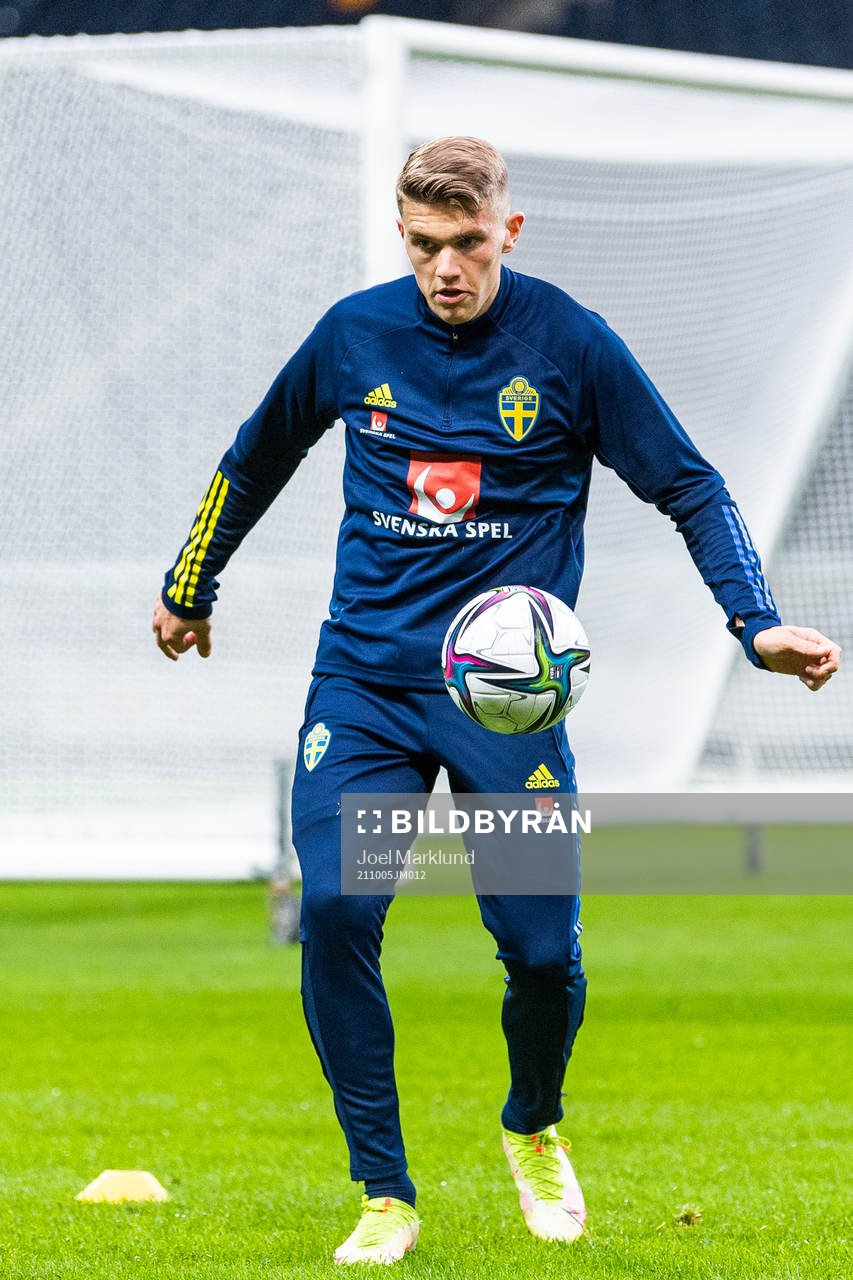 Viktor Gyökeres of the Swedish national football team