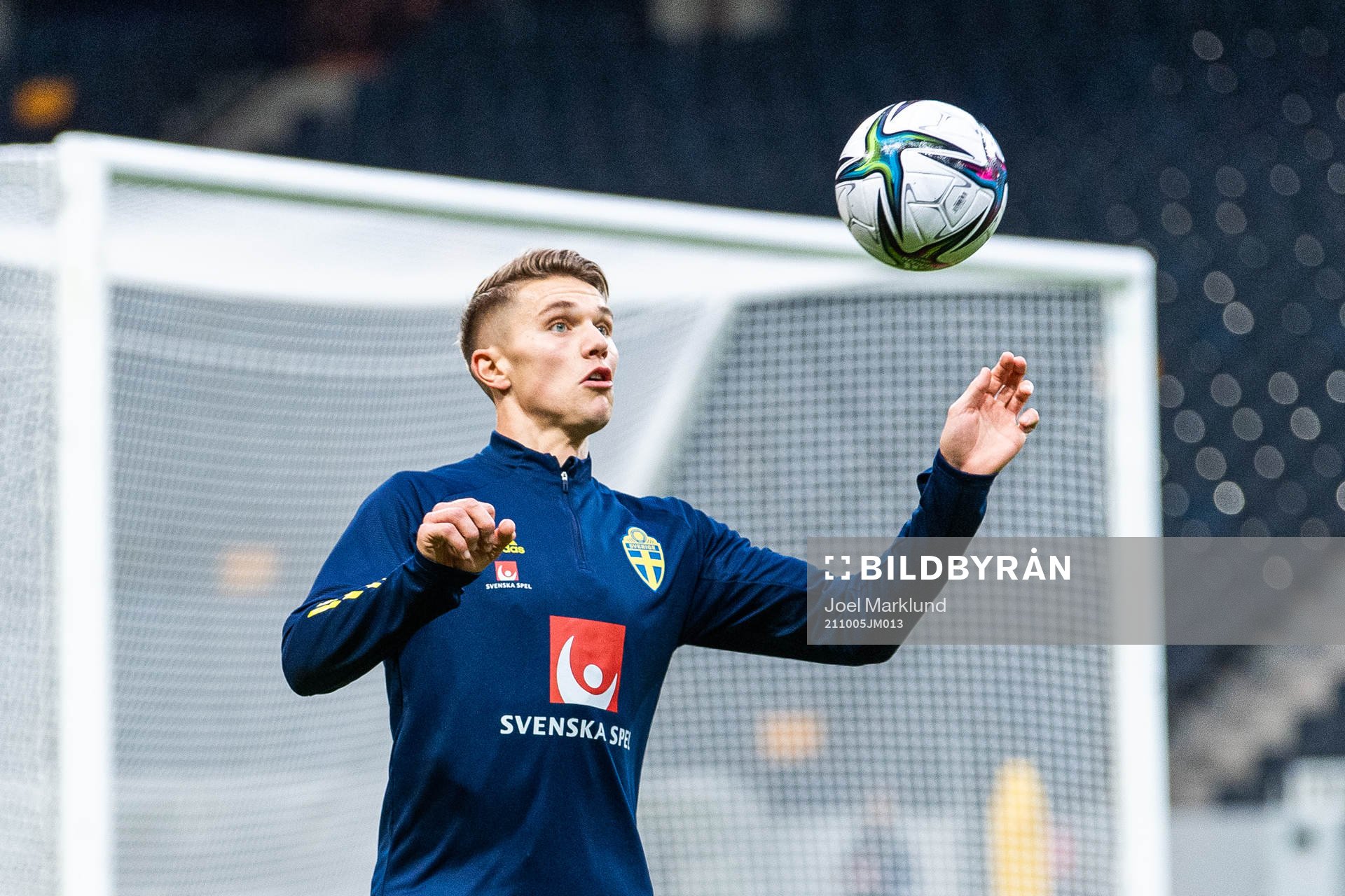 Viktor Gyökeres of the Swedish national football team