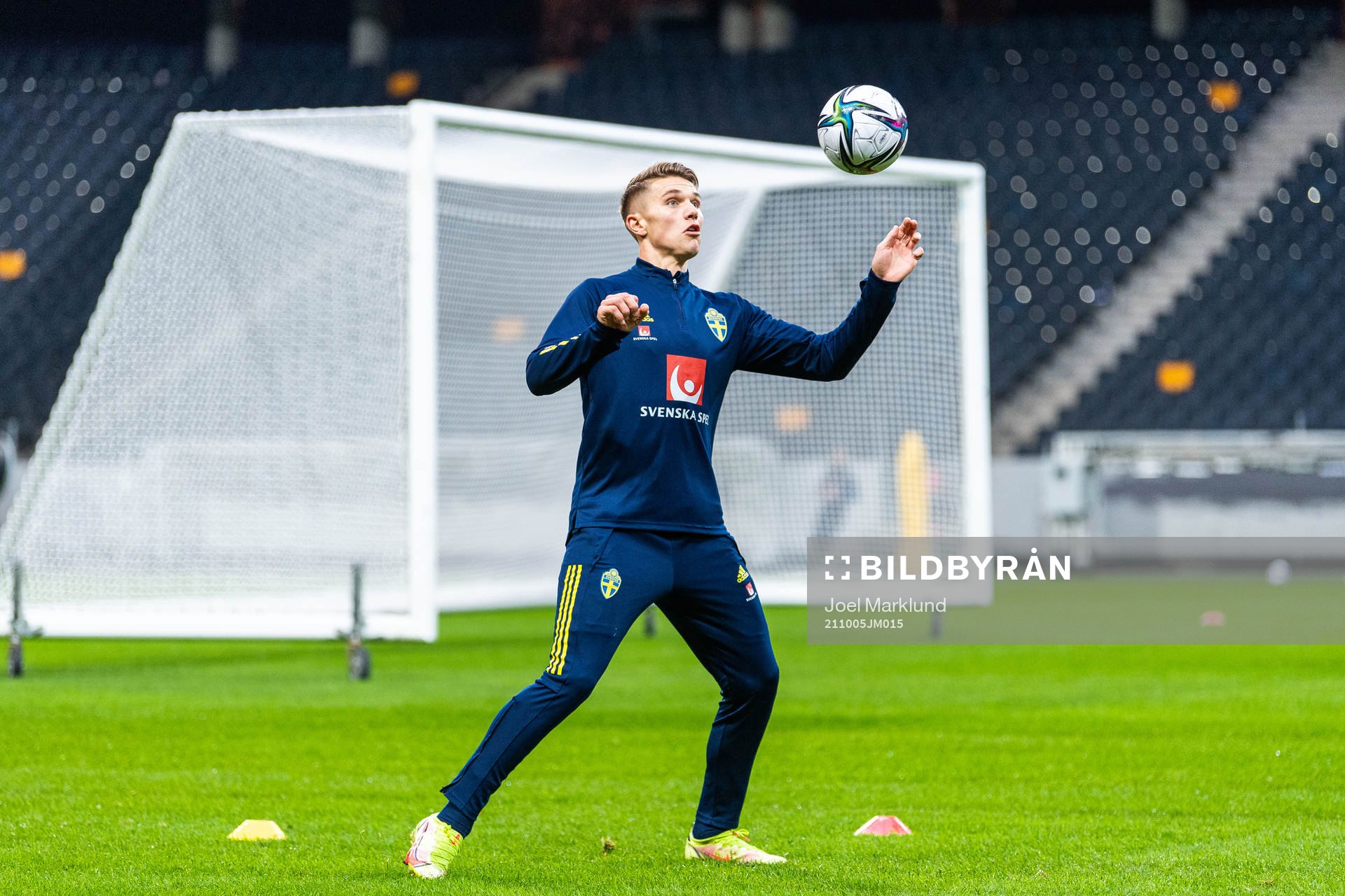 Viktor Gyökeres of the Swedish national football team