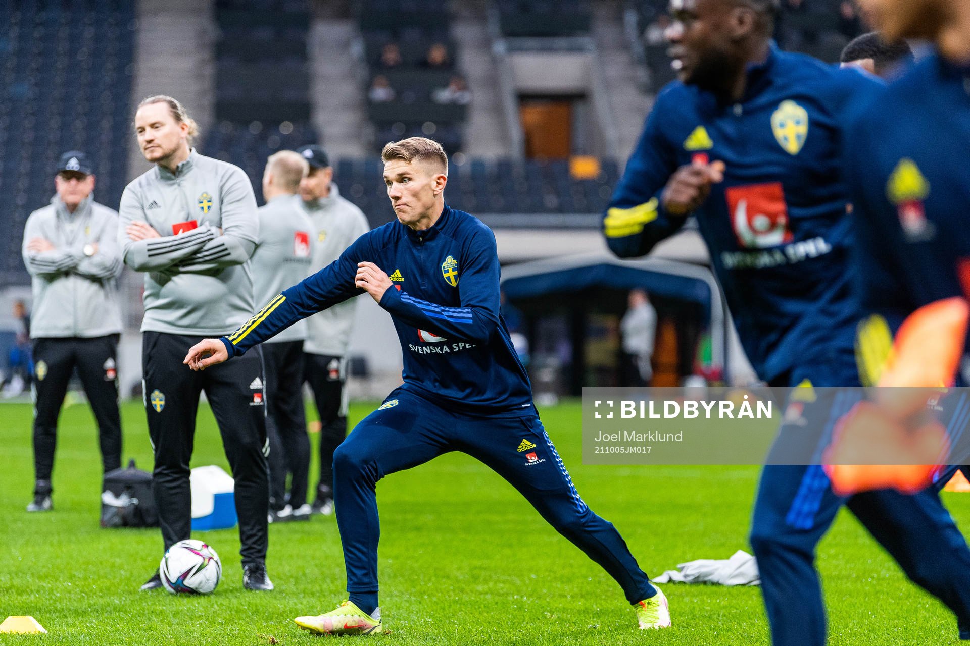 Viktor Gyökeres of the Swedish national football team