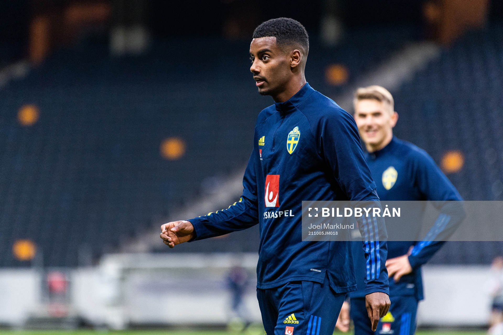 Alexander Isak of the Swedish national football team