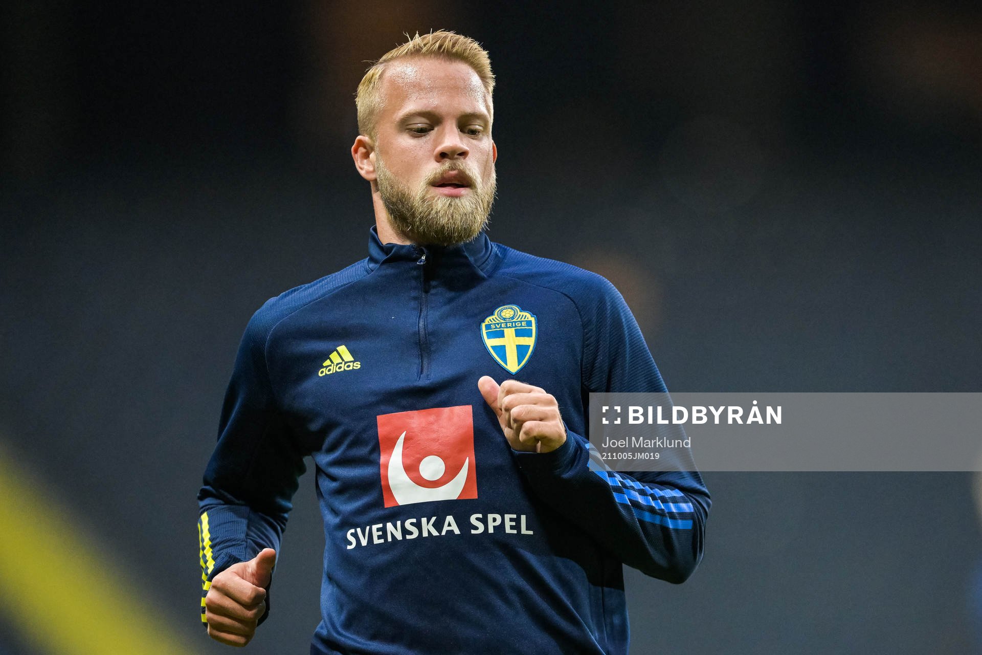Daniel Sundgren of the Swedish national football team