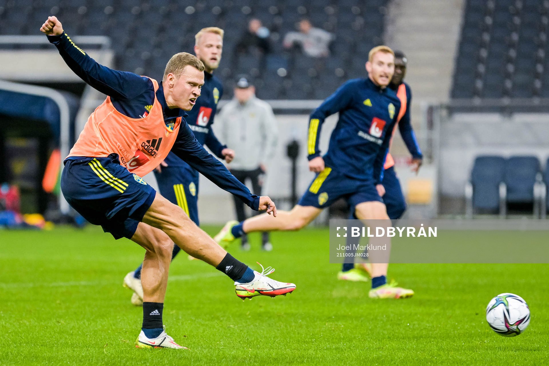 Viktor Claesson of the Swedish national football team