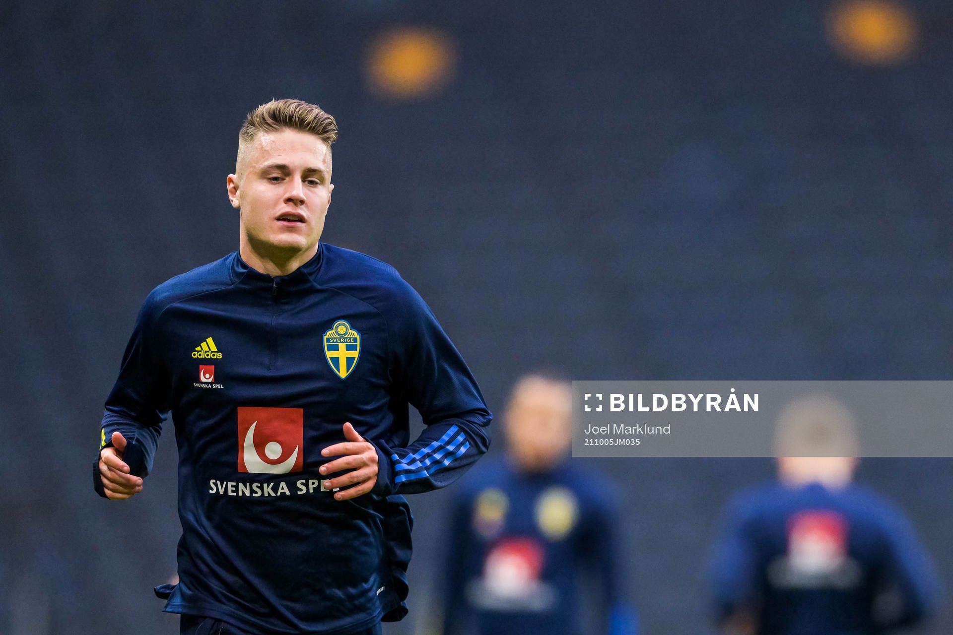 Mattias Svanberg of the Swedish national football team