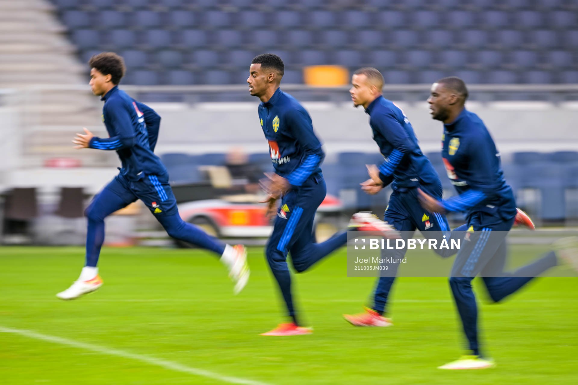 Alexander Isak of the Swedish national football team