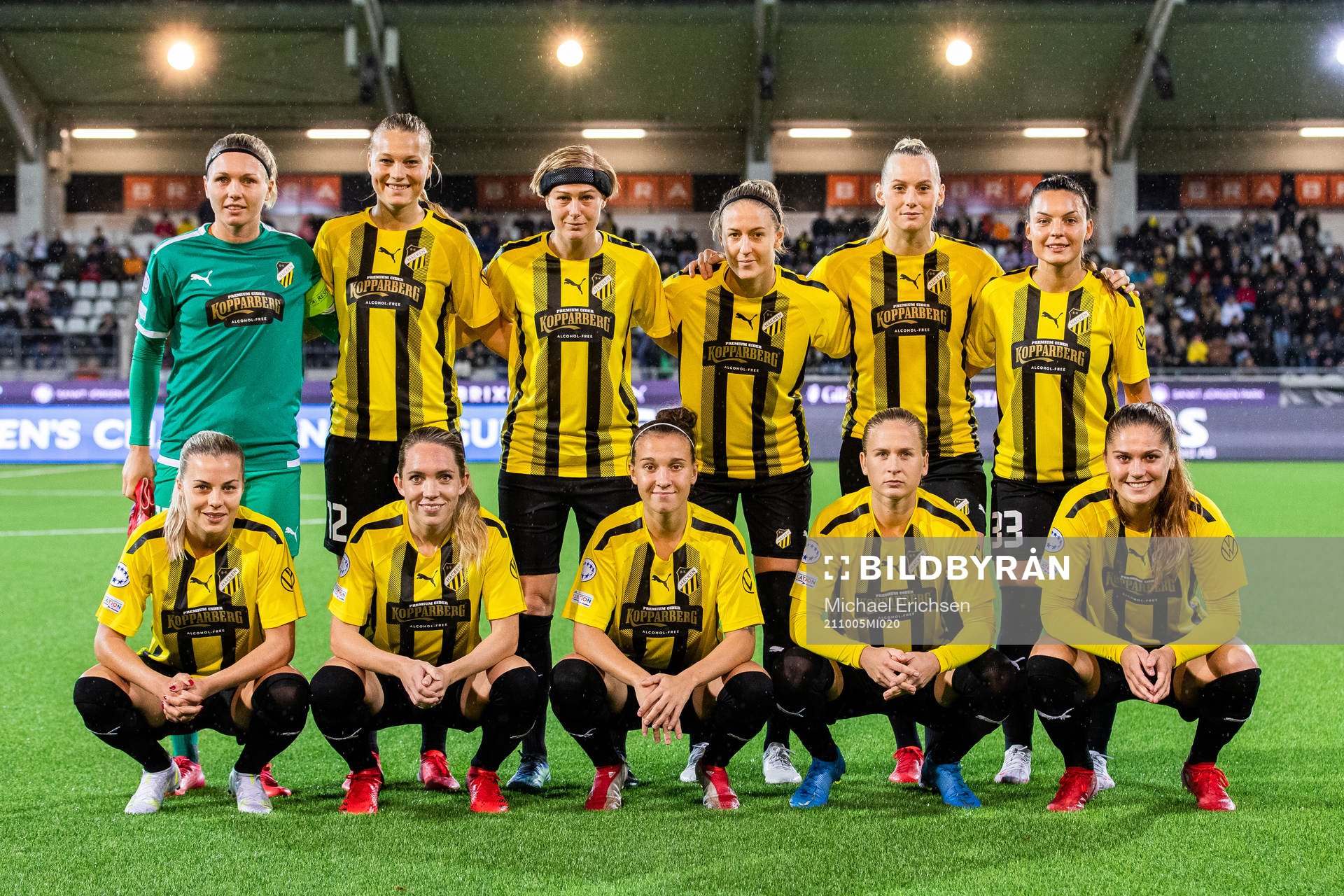 The starting eleven of Häcken