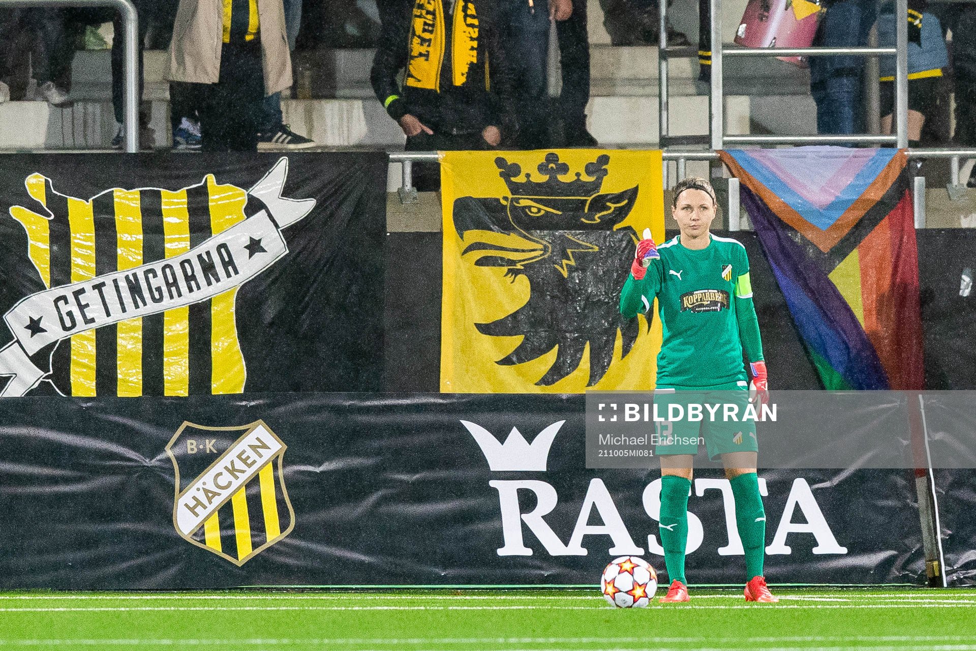 Goalkeeper Jennifer Falk of Häcken