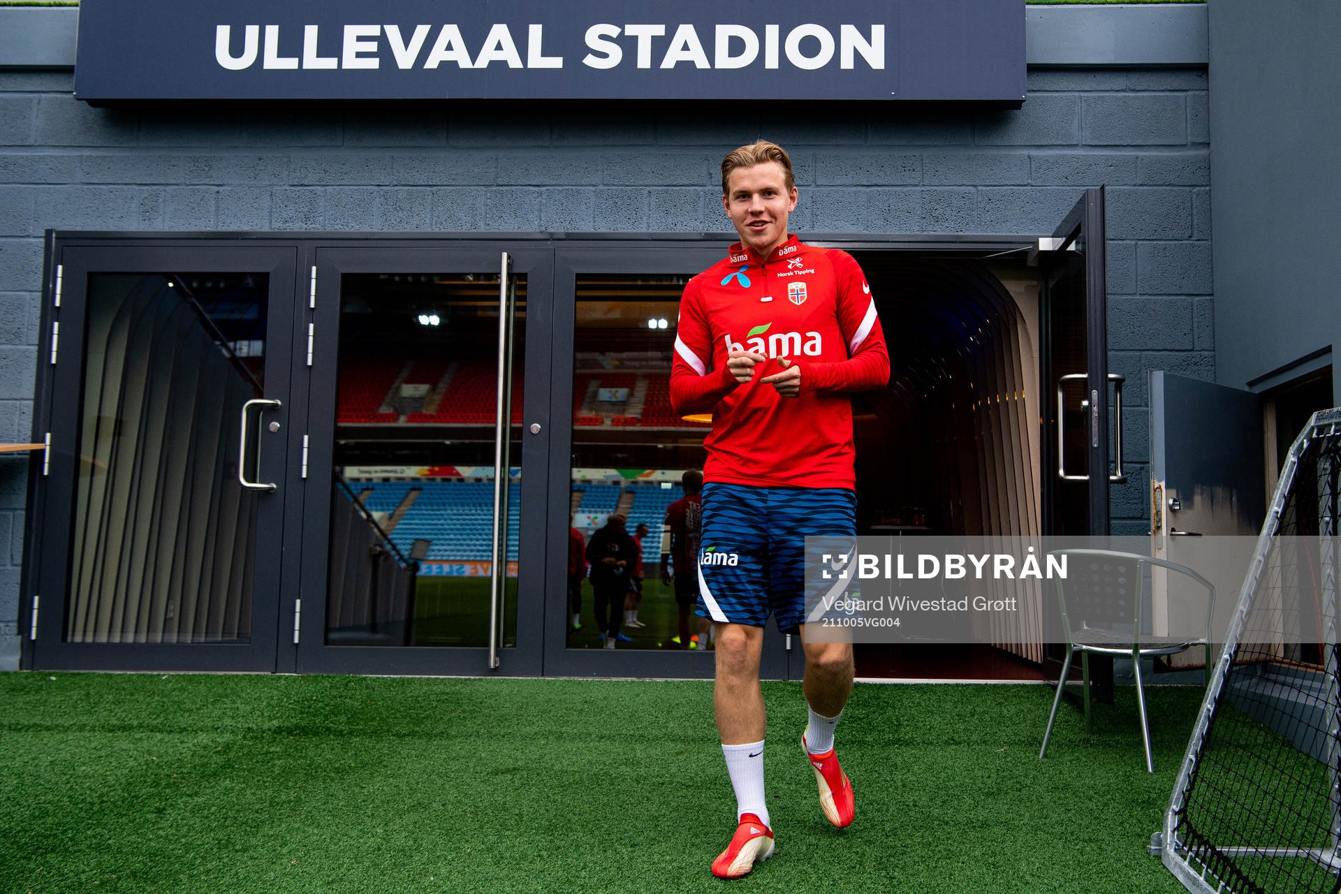 Jens Petter Hauge of the Norwegian national football team
