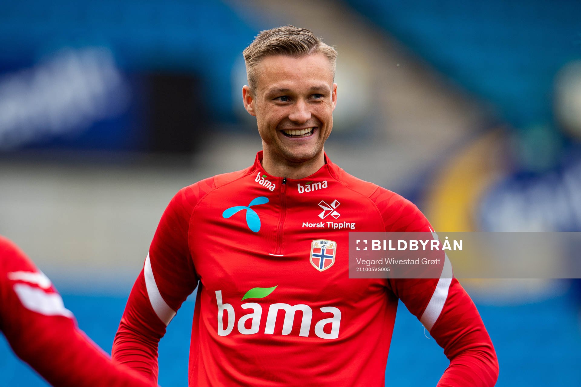 Stian Gregersen of the Norwegian national football team