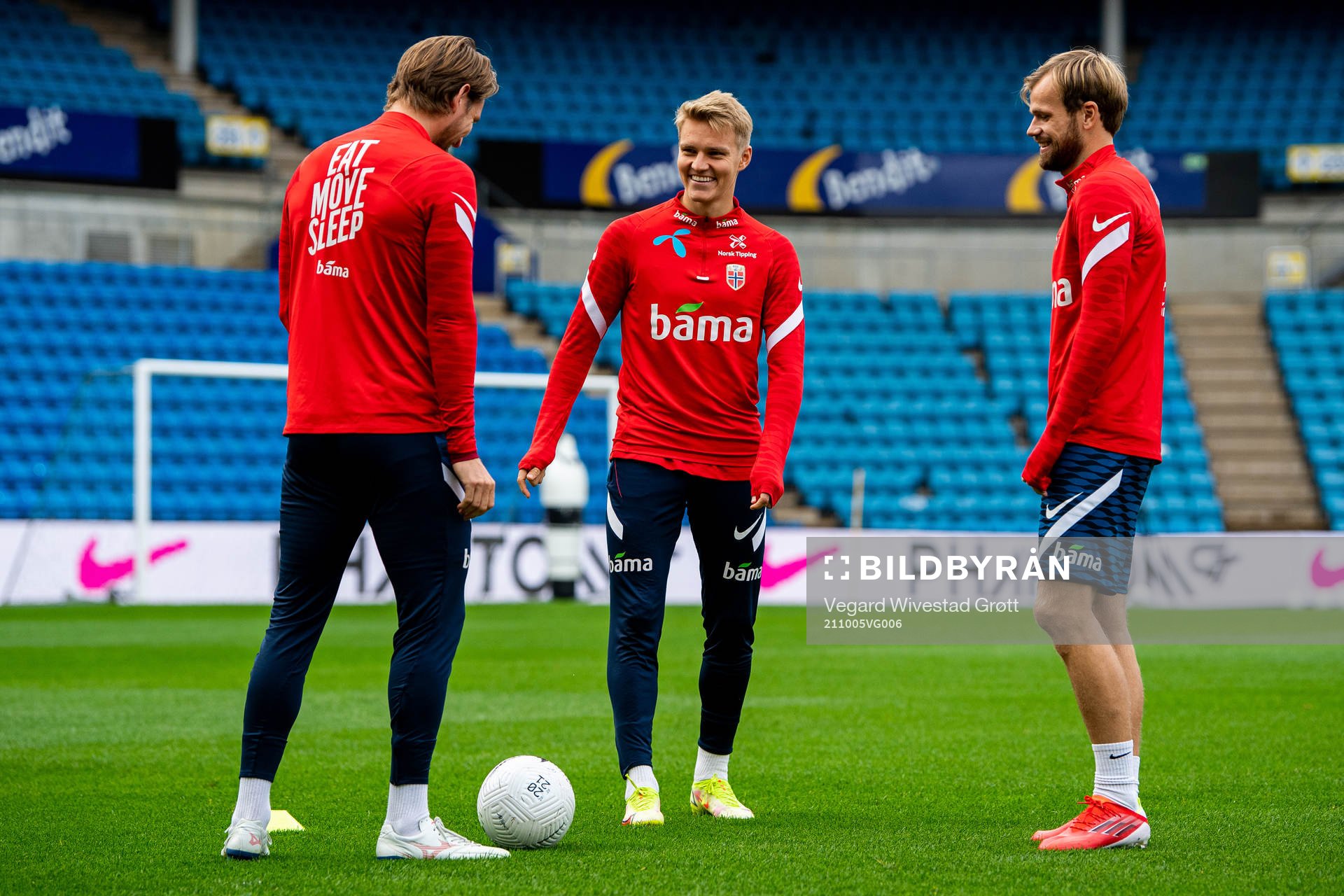 Stefan Strandberg, Martin Ødegaard and Iver Fossum of the