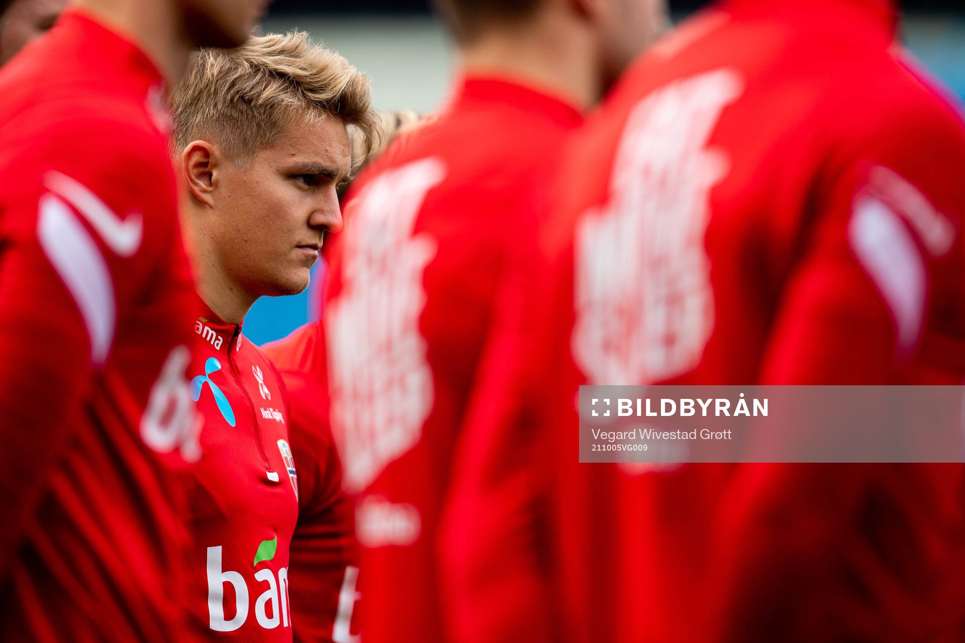 Martin Ødegaard of the Norwegian national football team