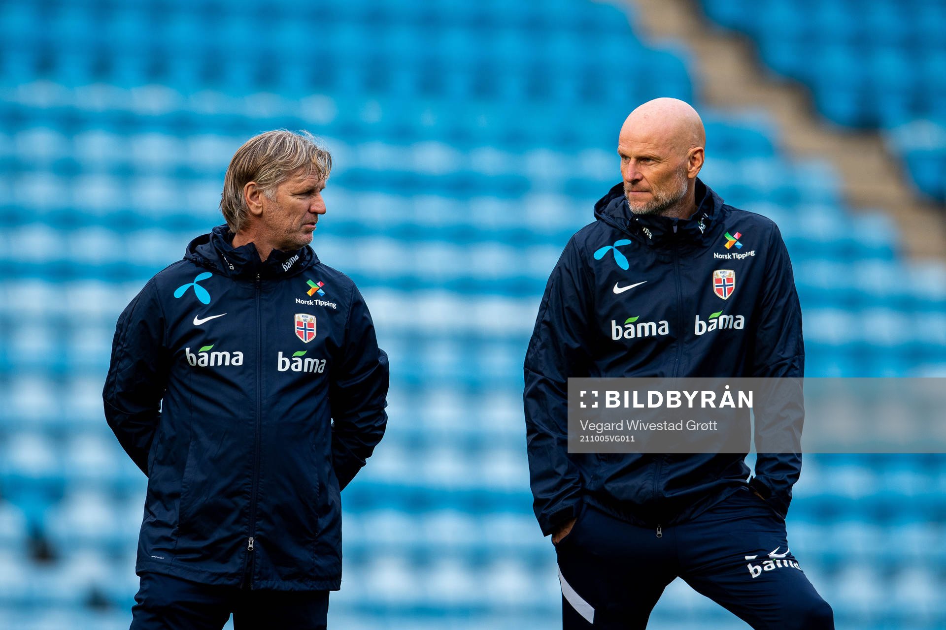 Kent Bergersen, assistant coach, and Ståle Solbakken, head
