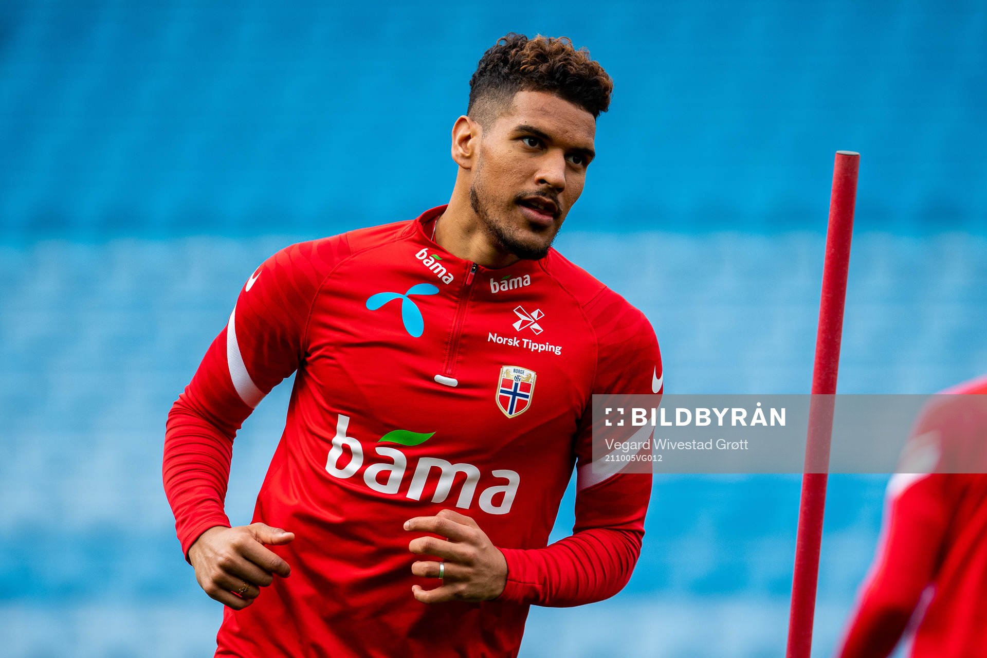 Ohi Omoijuanfo of the Norwegian national football team