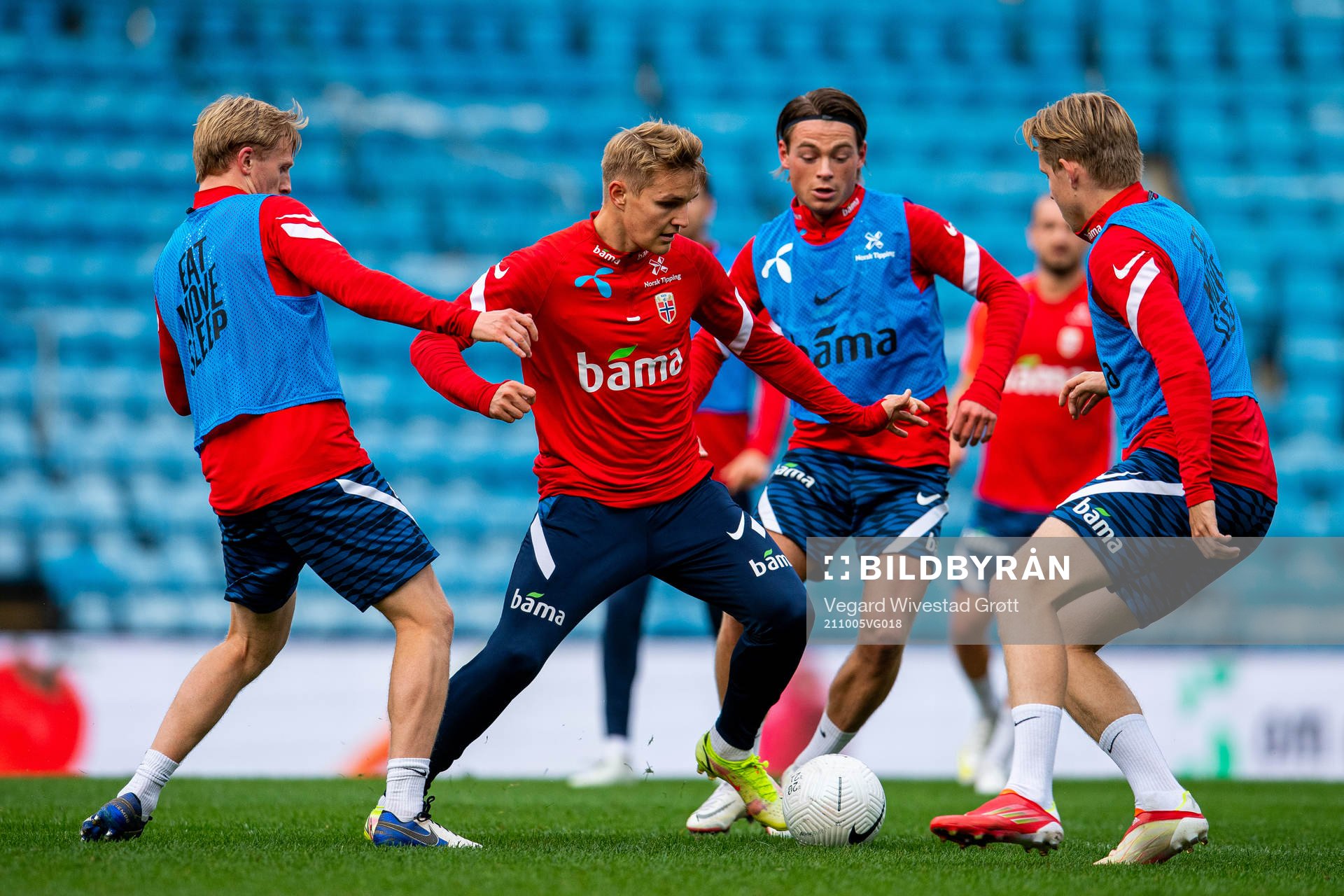 Mats Møller Dæhli, Martin Ødegaard, Patrick Berg and