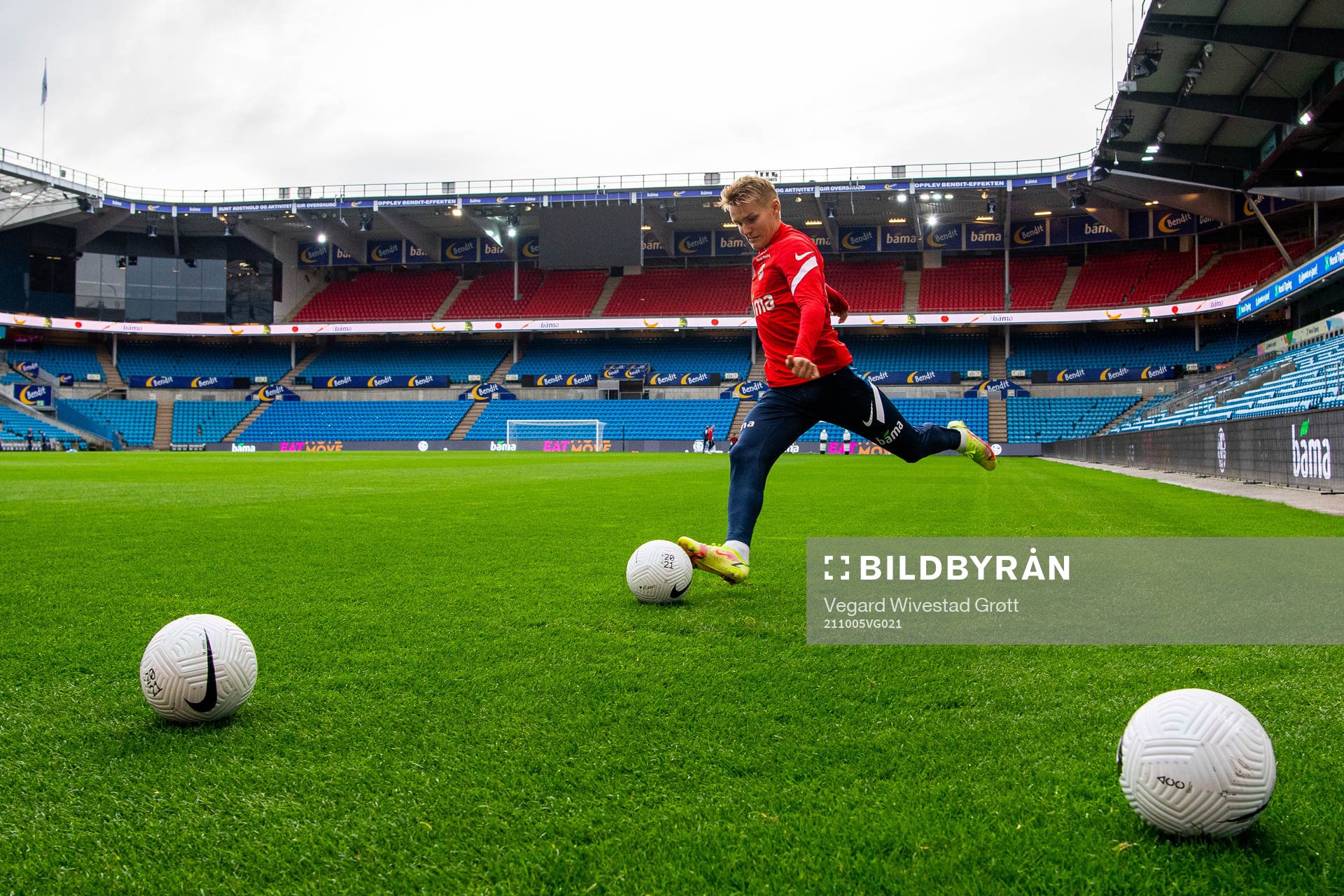 Martin Ødegaard of the Norwegian national football team