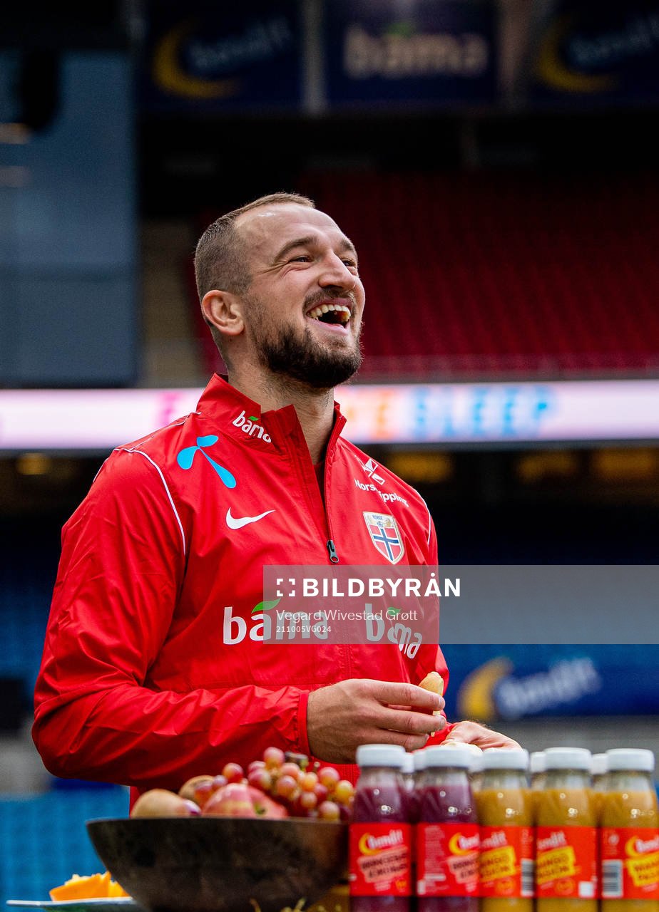Veton Berisha of the Norwegian national football team