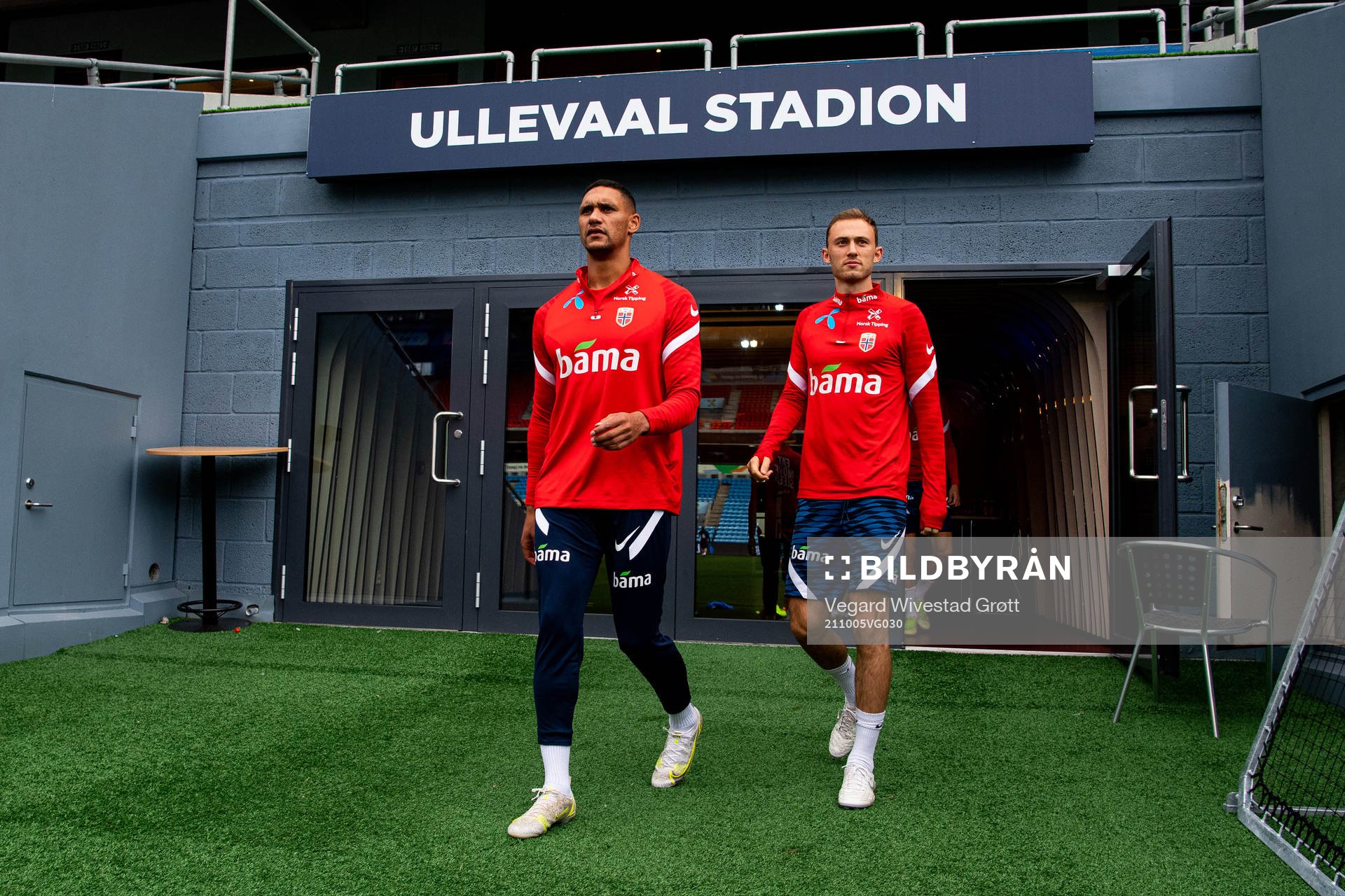 Ruben Gabrielsen and Fredrik Aursnes of the Norwegian