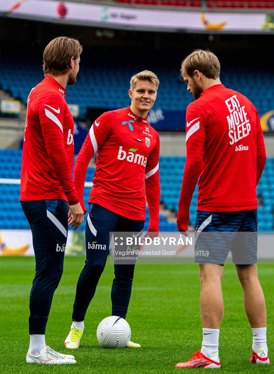 Stefan Strandberg, Martin Ødegaard and Iver Fossum of the