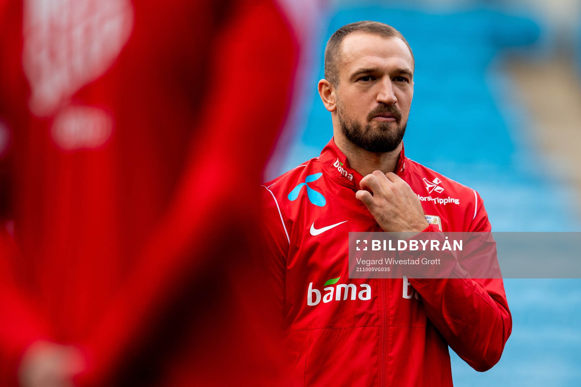 Veton Berisha of the Norwegian national football team