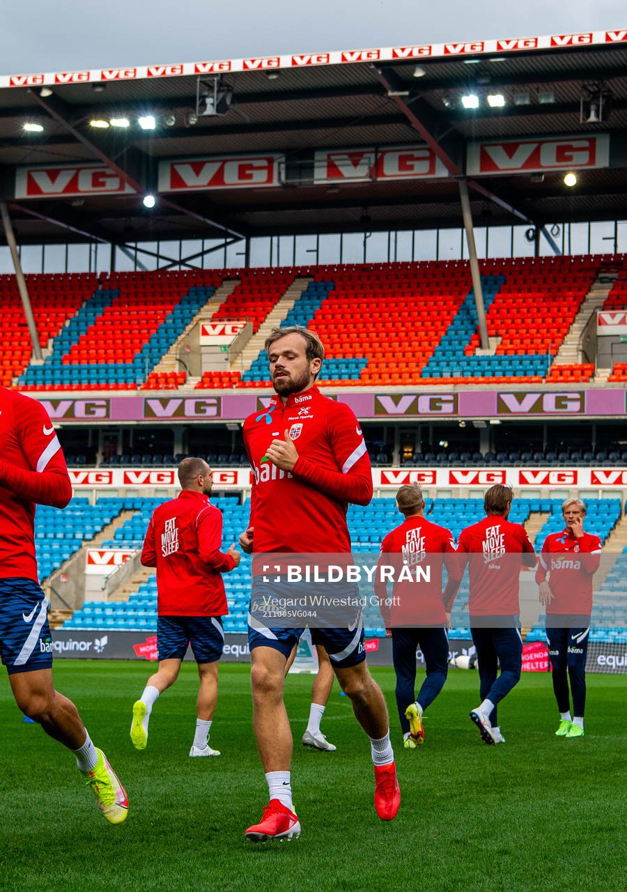 Iver Fossum of the Norwegian national football team