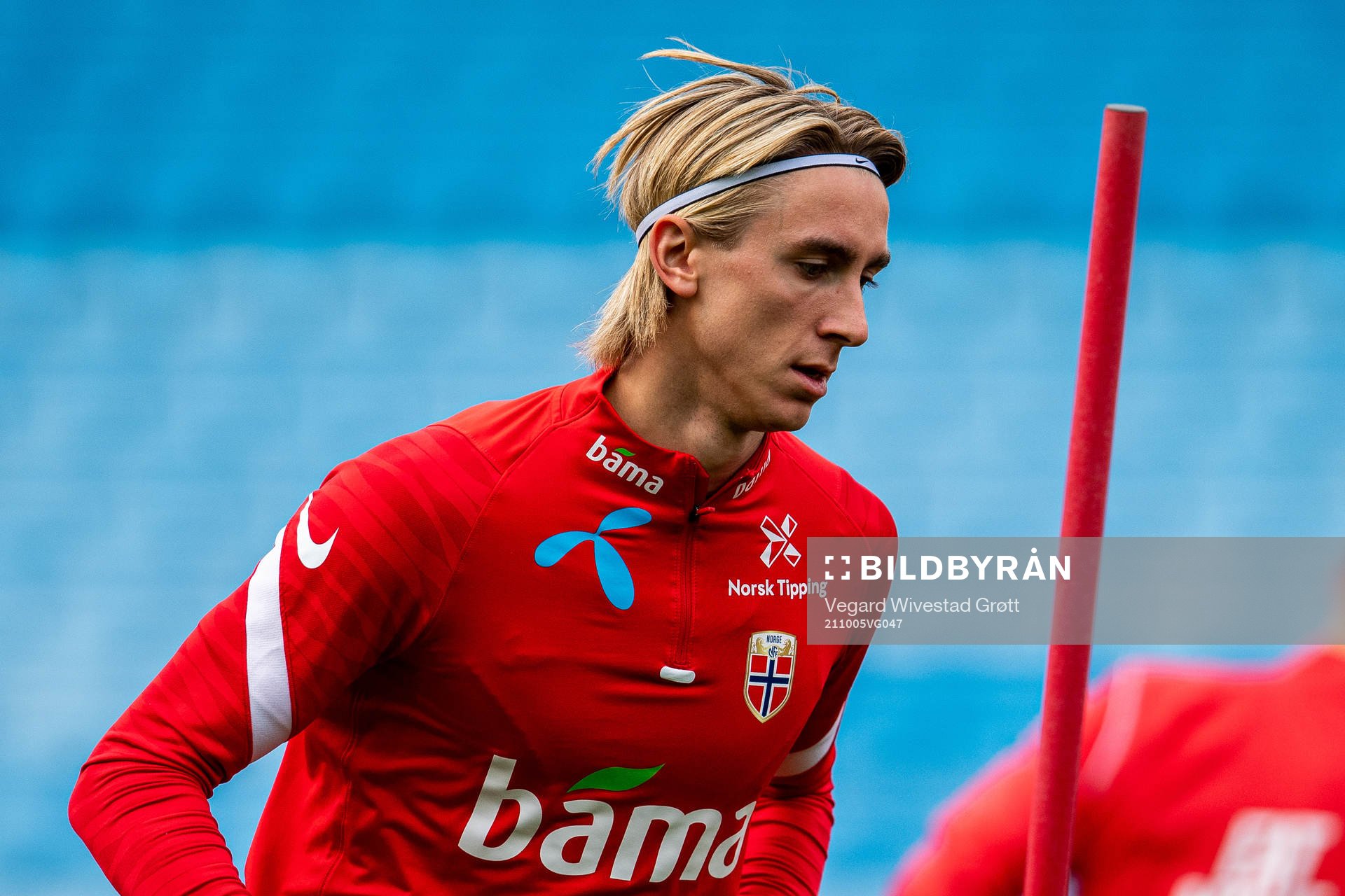 Dennis Johnsen of the Norwegian national football team