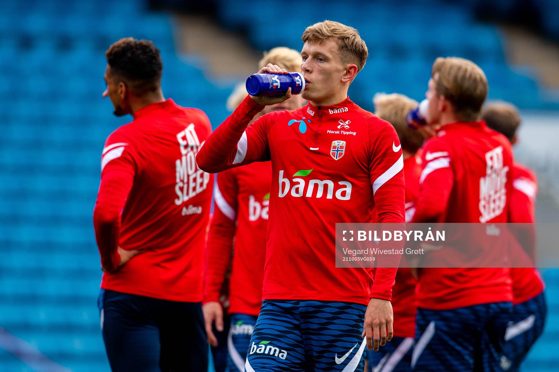 Marcus Holmgren Pedersen of the Norwegian national football