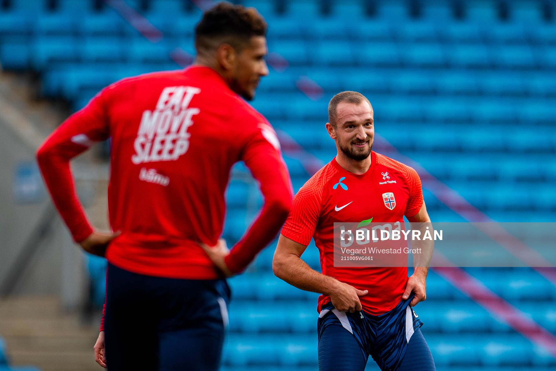 Veton Berisha of the Norwegian national football team